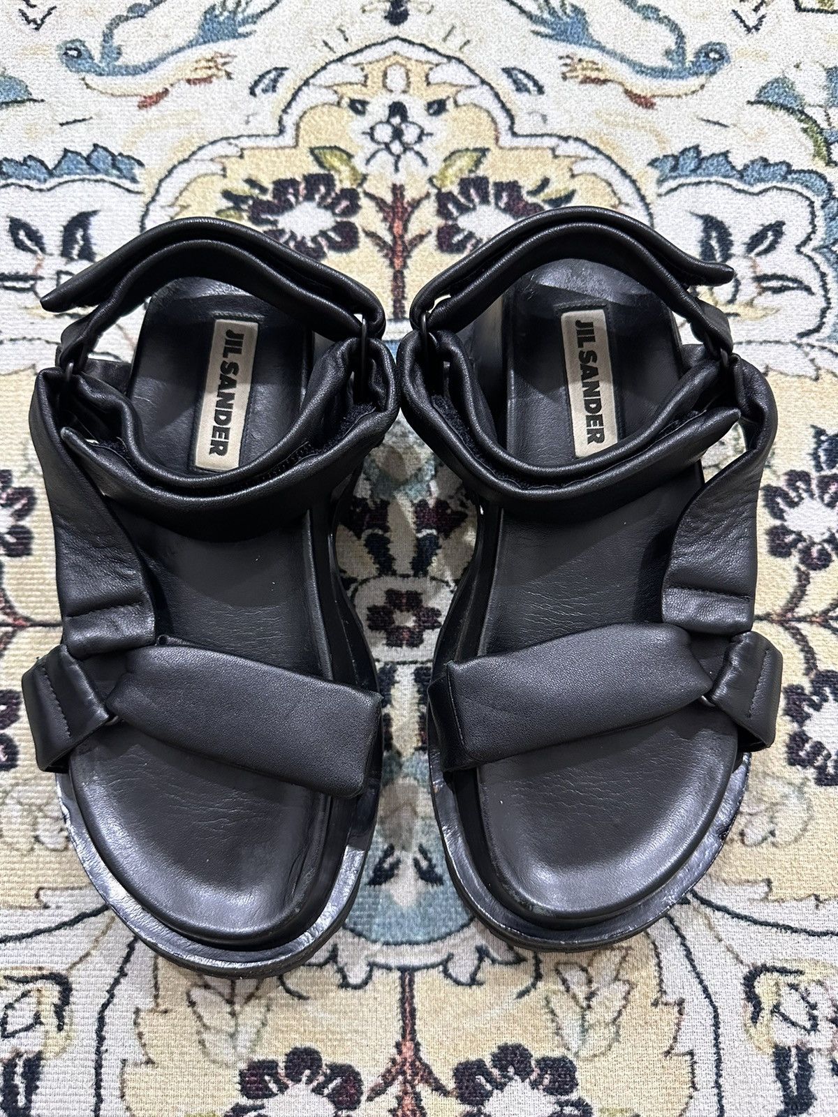 Jil Sander Jil Sander Padded Leather Sandals - Woman Size US 6 / IT 36 - 2 Thumbnail