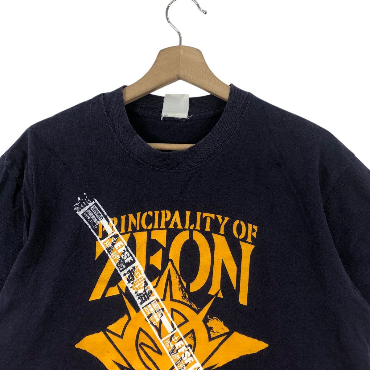 Vintage GUNDAM MOBILE SUIT Principality Of Zeon Tee Shirt Top Space Size US L / EU 52-54 / 3 - 2 Thumbnail