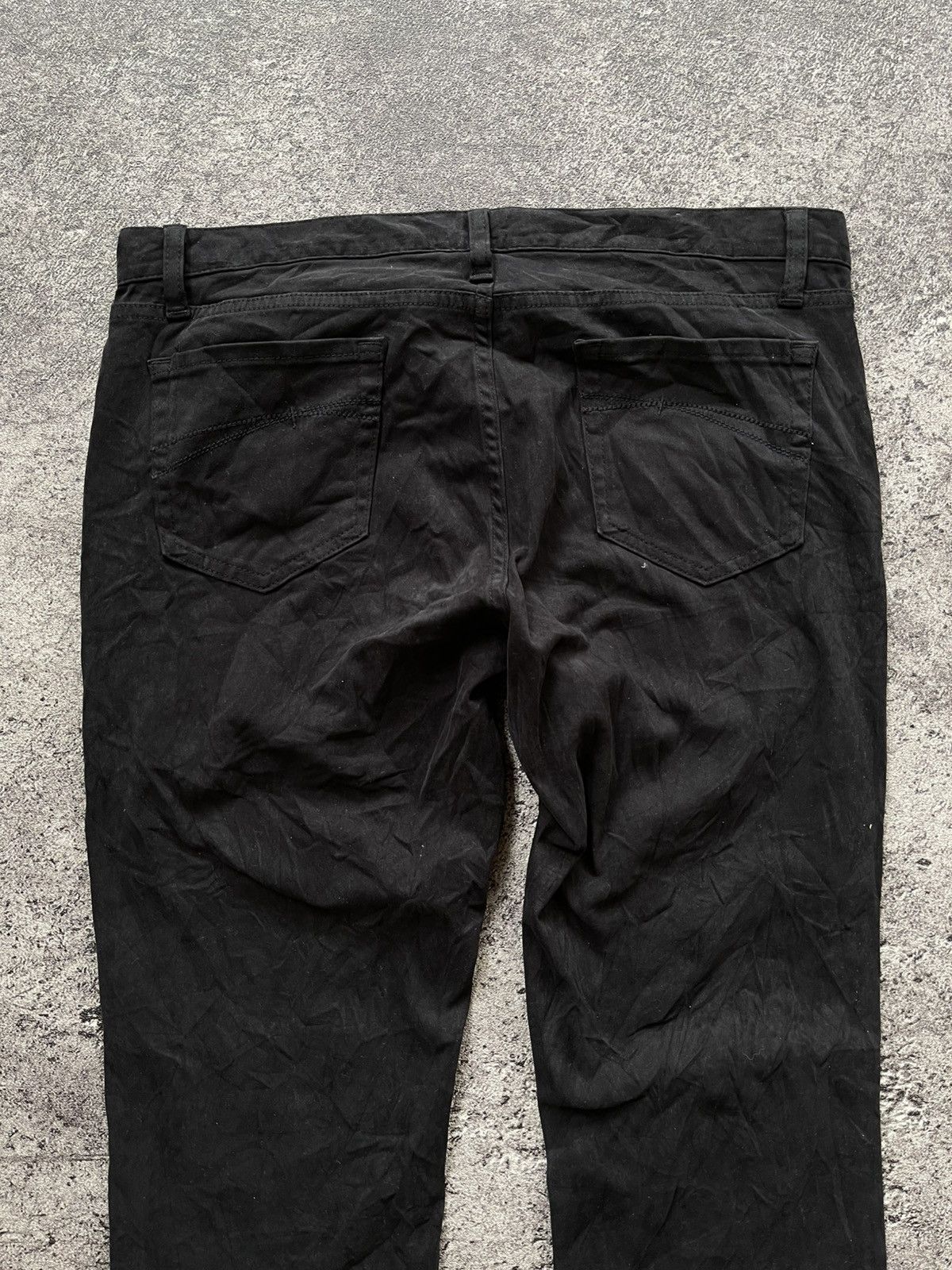 Japanese Brand Jeans Kiyoto Takase K.T Comme Ca Du Black Size US 33 - 5 Thumbnail
