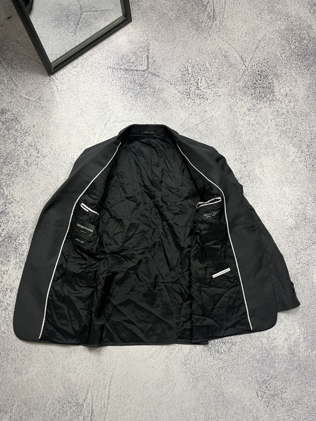 Emporio Armani Vintage Emporio Armani David Line Wool 130’s Women’s Suit Size L / US 10 / IT 46 - 8 Thumbnail