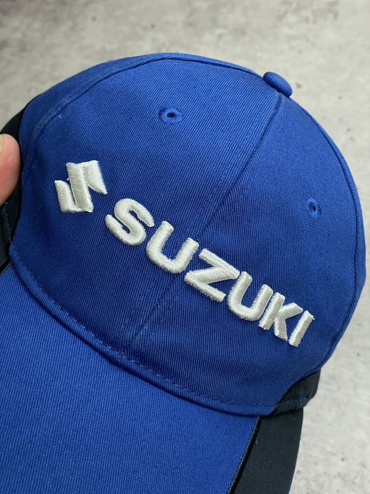 Vintage Suzuki Cap Hat Vintage Racing Big Logo Moto Size ONE SIZE - 2 Thumbnail