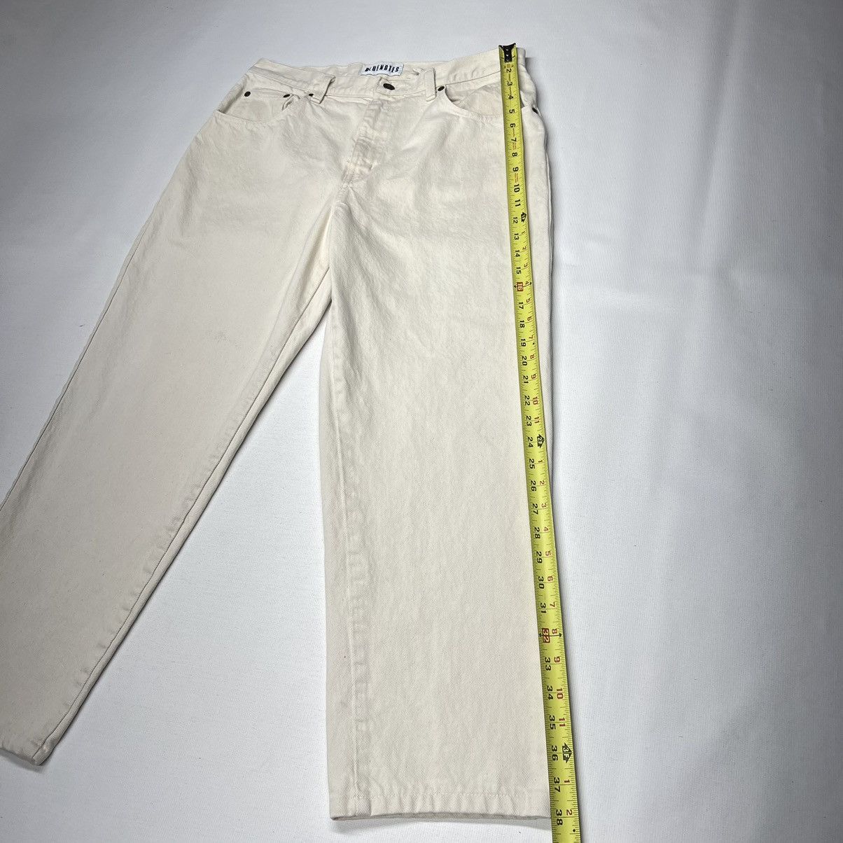 Vintage VTG Bluenotes Jeans Straight Beige Tan Pants Denim Workwear Size US 34 / EU 50 - 20 Thumbnail