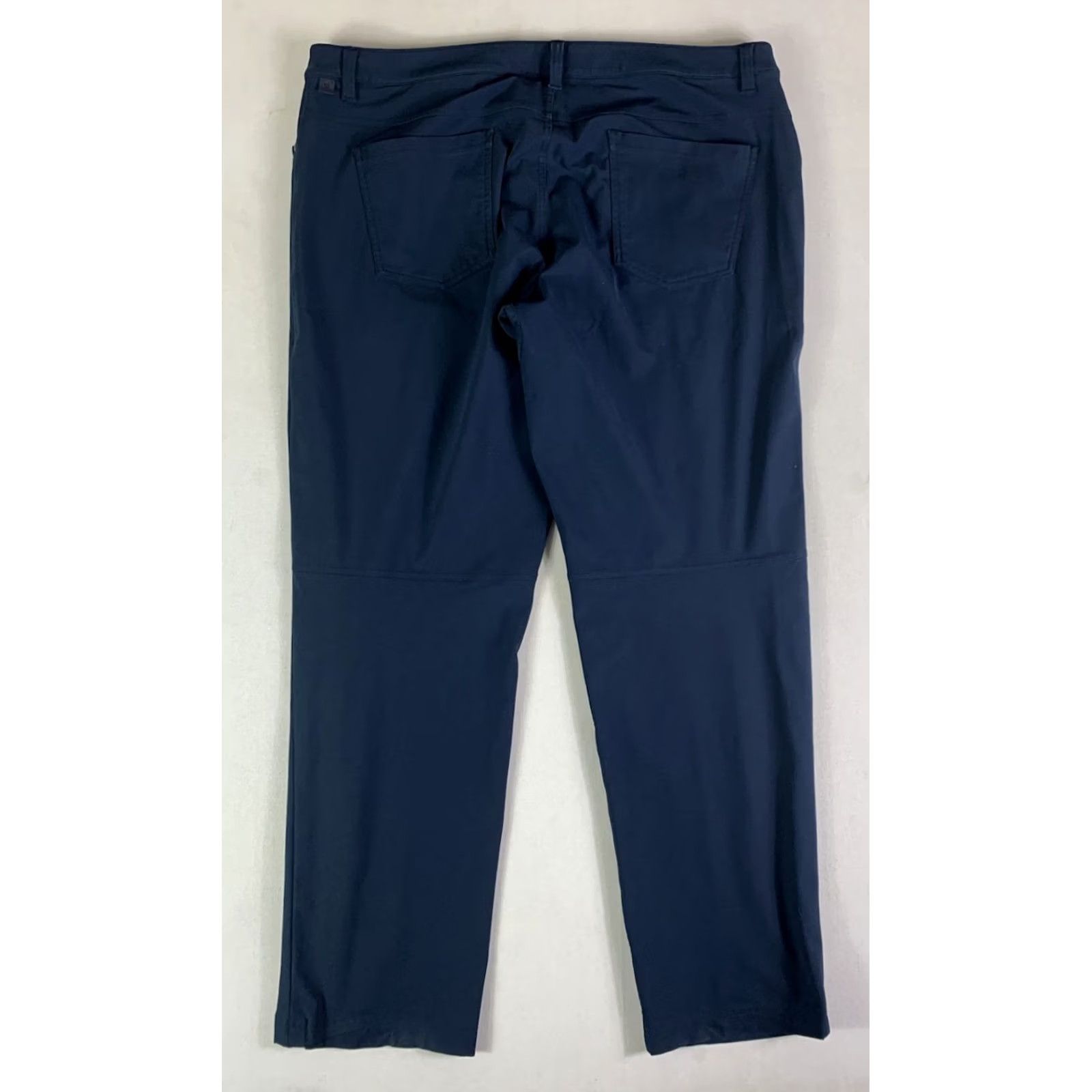 Lululemon Lululemon Commission Pants Warpstreme Slim Trousers Navy Blue 38x31 Mens Size US 38 / EU 54 - 2 Thumbnail