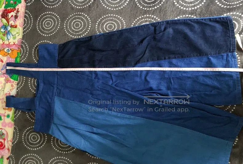 Kapital Kapital Stitched denim bib pants Size 42" / US 20 - 5 Thumbnail