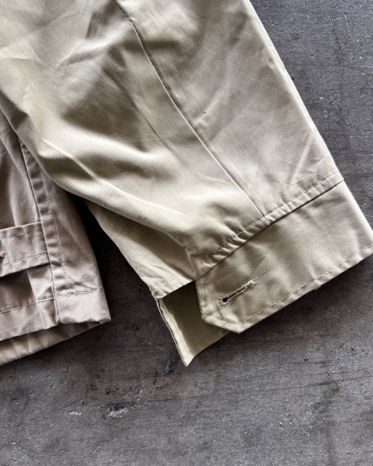 Vintage 70s Geighton Beige Work Jacket Size US L / EU 52-54 / 3 - 8 Thumbnail