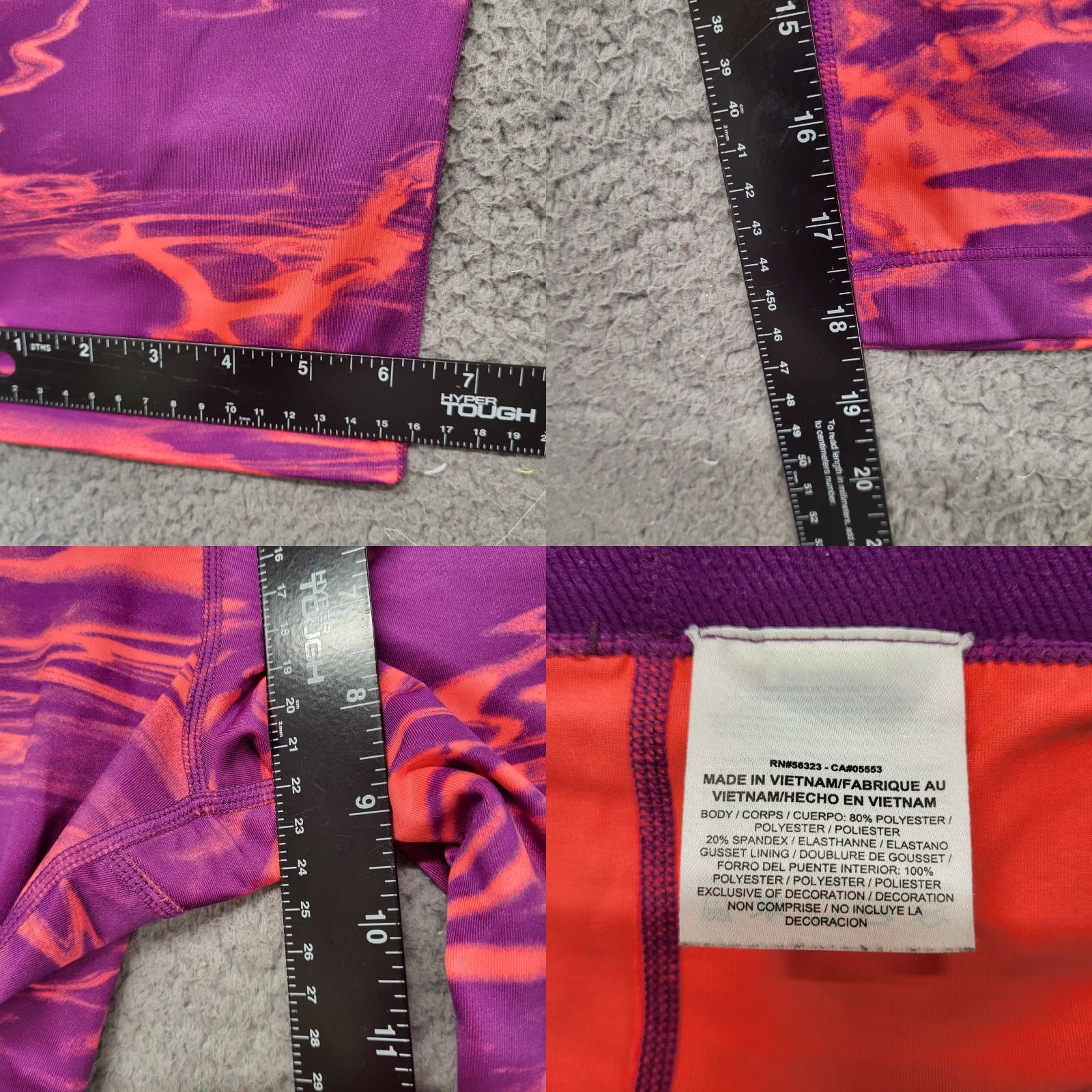 Nike Nike Pro Leggings Women L Cropped Capri Dri-Fit Elastic Waist Yoga Purple Nike Pro Leggings Women L Cropped Capri Purple Elastic Waist Yoga Size 36" / US 14 / IT 50 - 8 Thumbnail