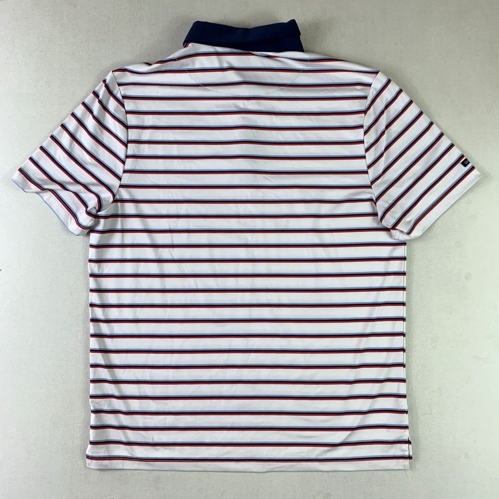 Vintage Good Good Golf Polo Shirt Men Large Red Blue White Striped Short sleeve Size US L / EU 52-54 / 3 - 6 Thumbnail
