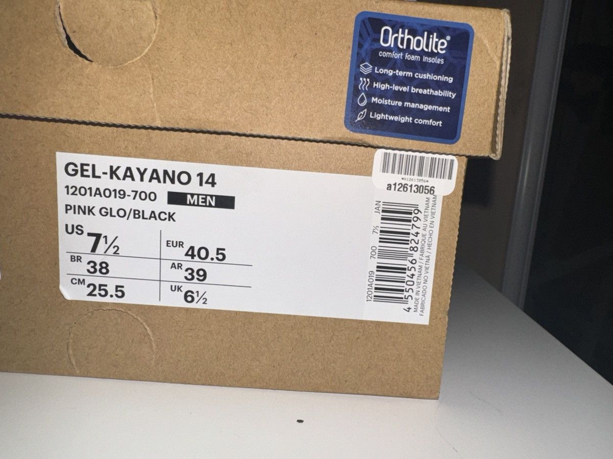 Asics Gel Kayano 14 ‘Pink Glow’ Size US 7.5 / EU 40-41 - 3 Thumbnail