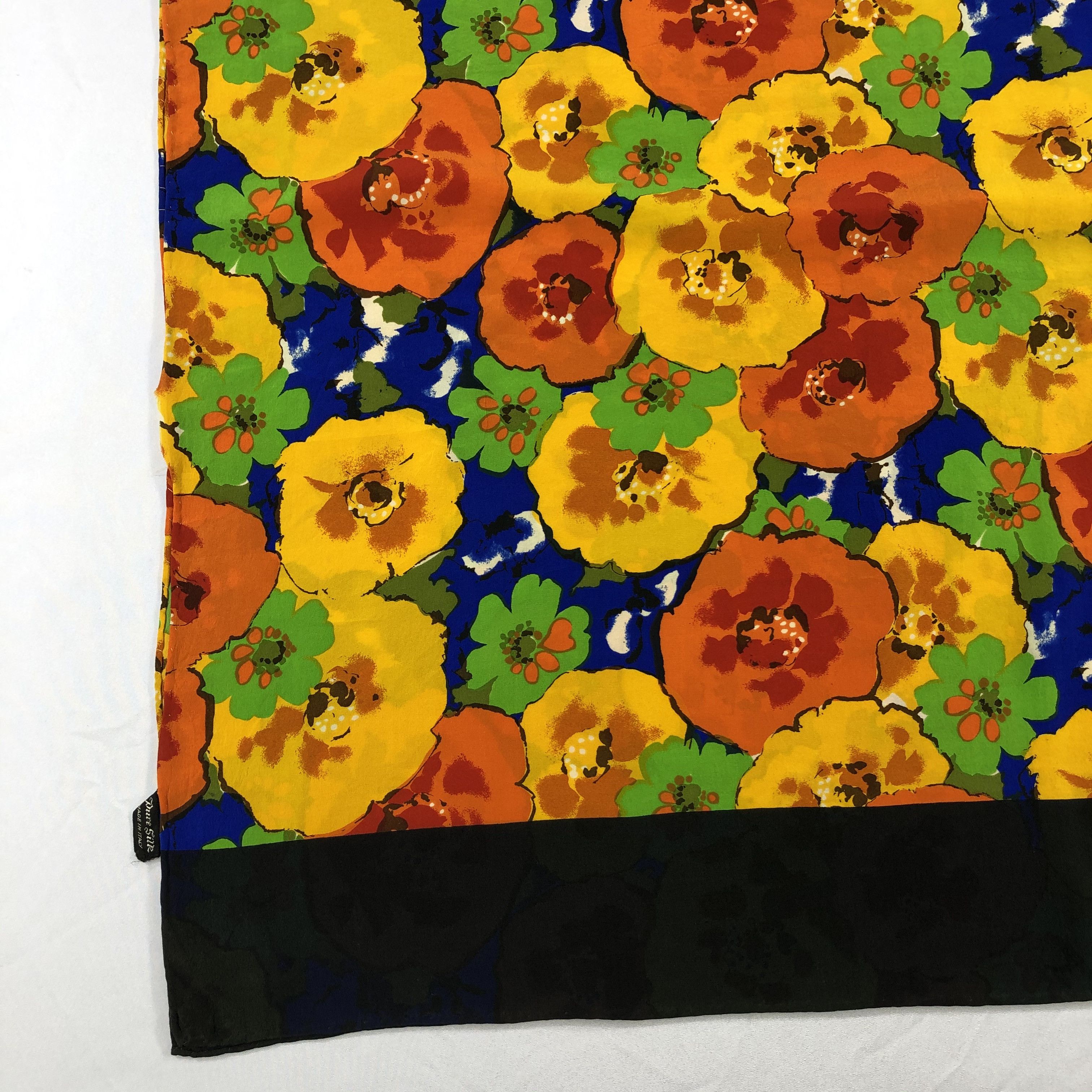 Vintage Vintage Silk Scarf Size ONE SIZE - 6 Thumbnail