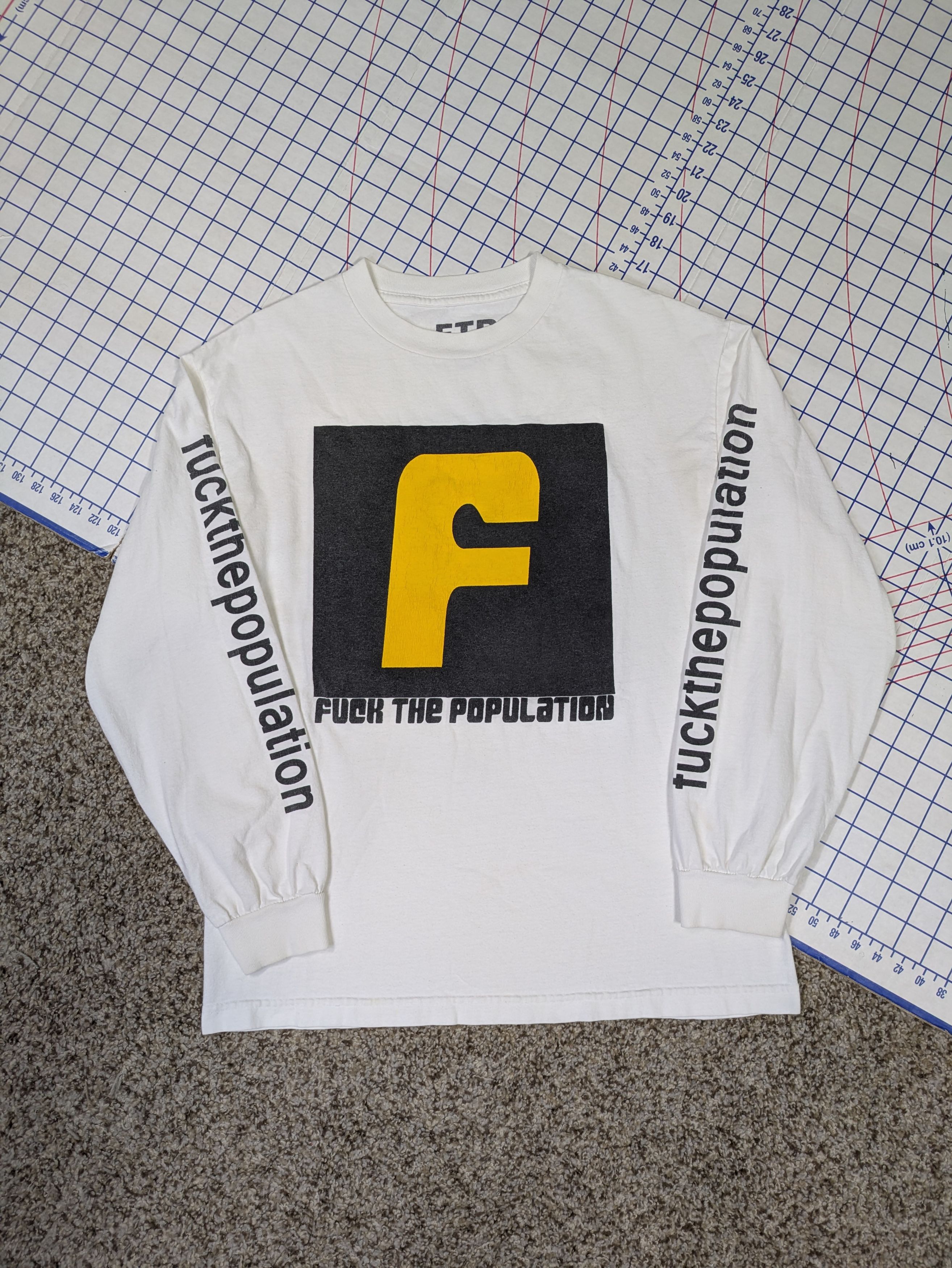 Fuck The Population Rare january 2015 FTP "F long sleeve" t shirt HUF Size US M / EU 48-50 / 2 - 1 Thumbnail