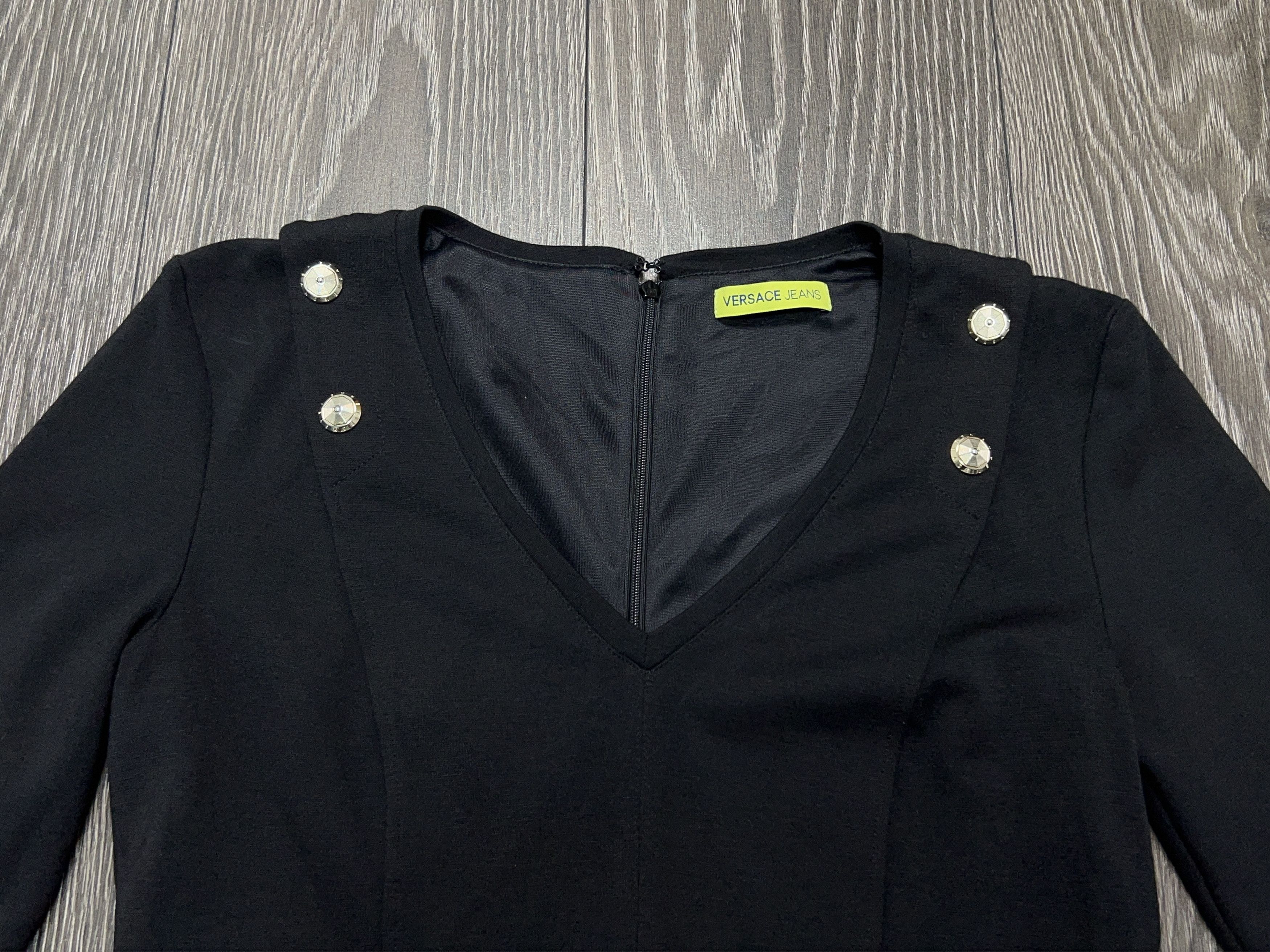 Versace Jeans Couture Versace Jeans Dress Short Sleeve Knee Length Size IT 44 US 8 Size M / US 6-8 / IT 42-44 - 2 Thumbnail