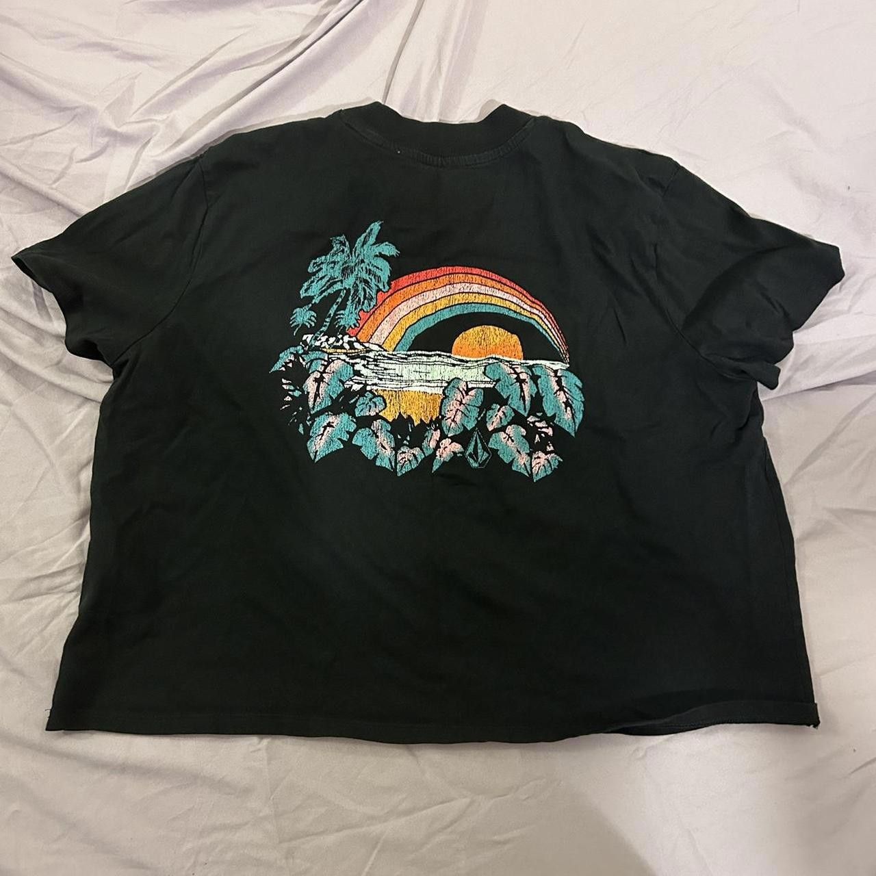 Volcom Volcom Women's Black and Multi Tshirt Size XL / US 12-14 / IT 48-50 - 2 Thumbnail