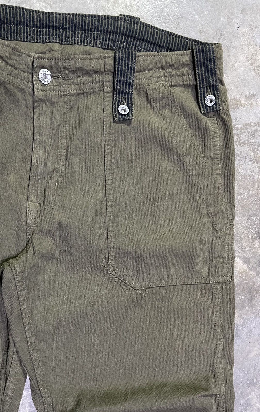 Japanese Brand Flare Japan Corduroy Aine Blocks Size US 35 - 8 Thumbnail