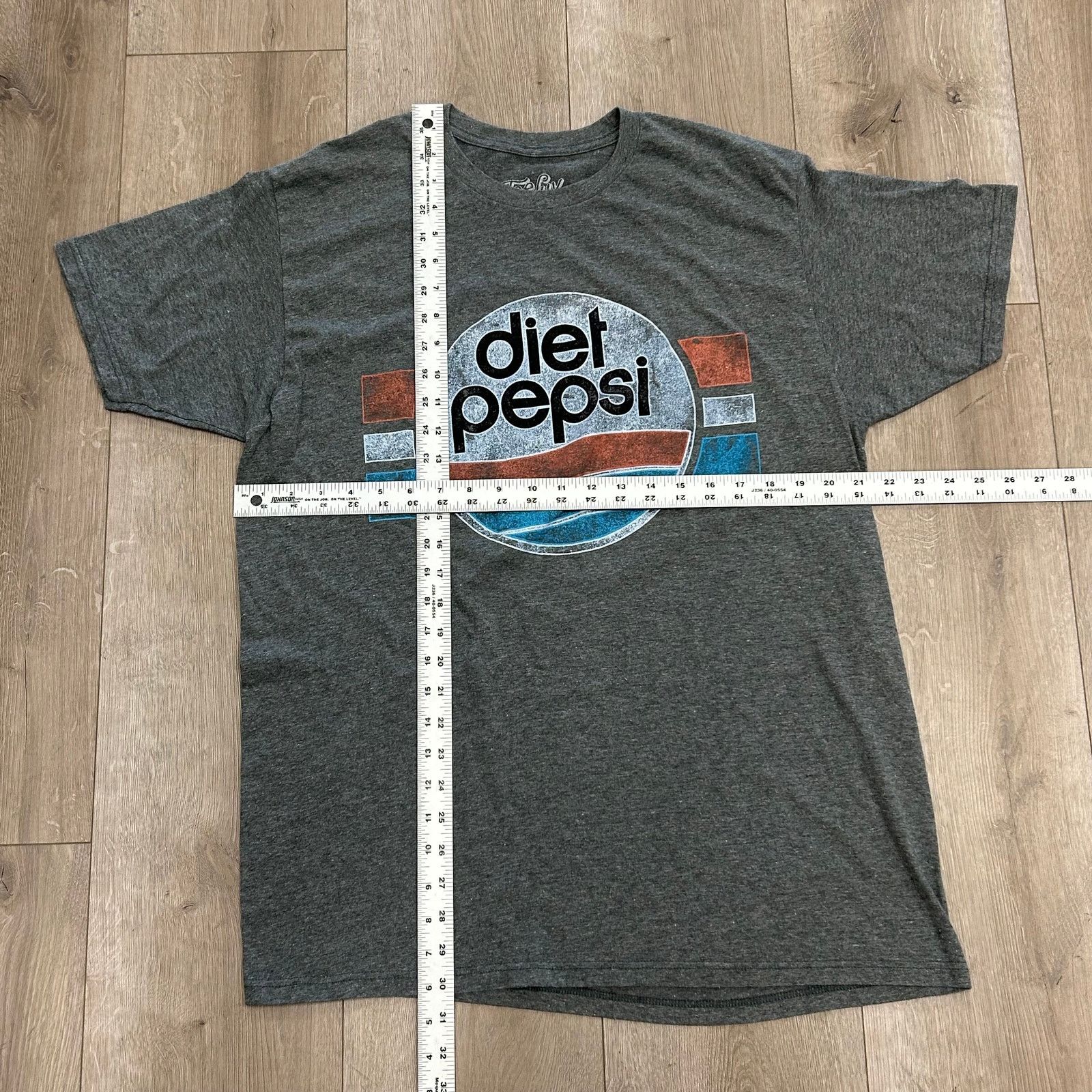 TEE JAYS Tee Luv Vintage Diet Pepsi Logo Gray Tee T Shirt size XL B24 Size US XL / EU 56 / 4 - 4 Thumbnail