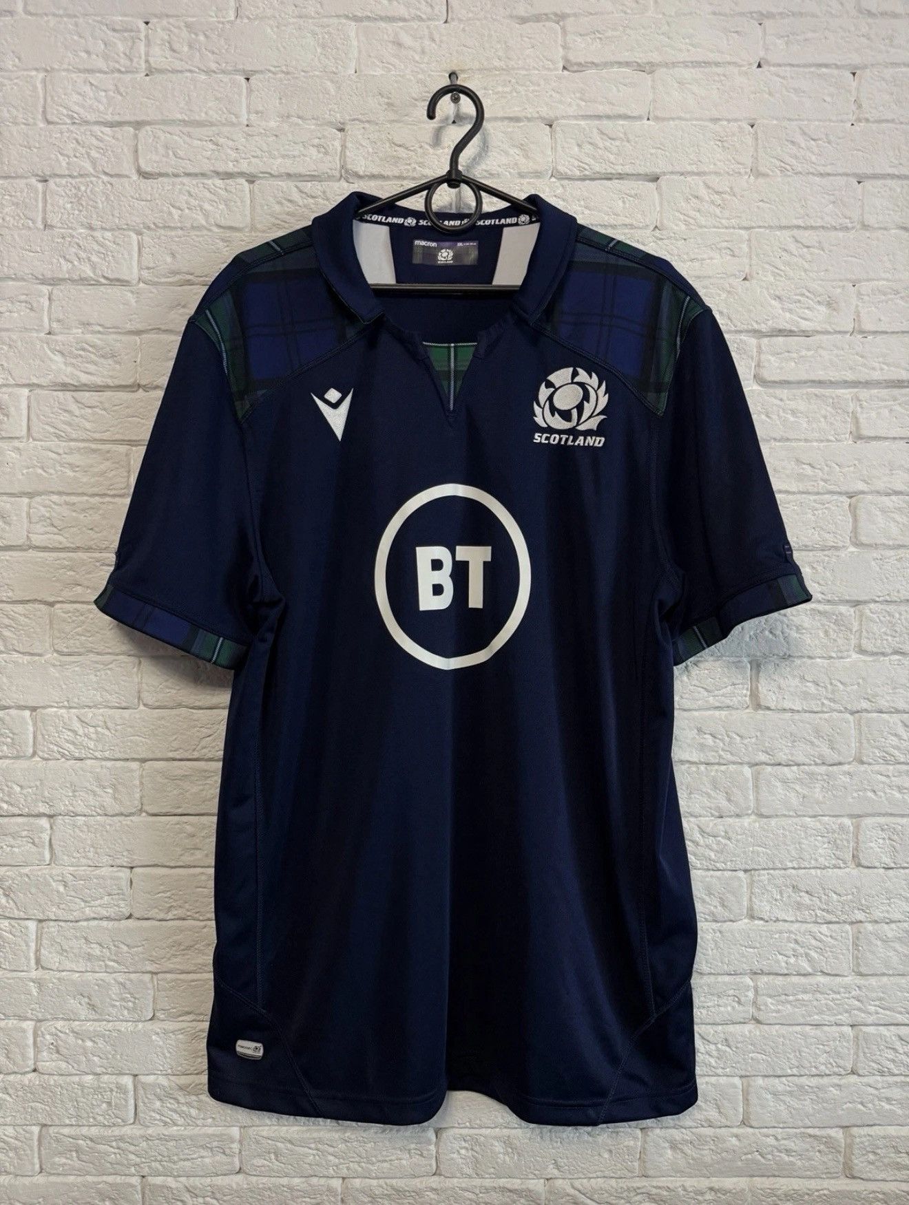 Macron Maglia Macron Scotland 19/20 Home Rugby Jersey Limited Size US XXL / EU 58 / 5 - 1 Thumbnail