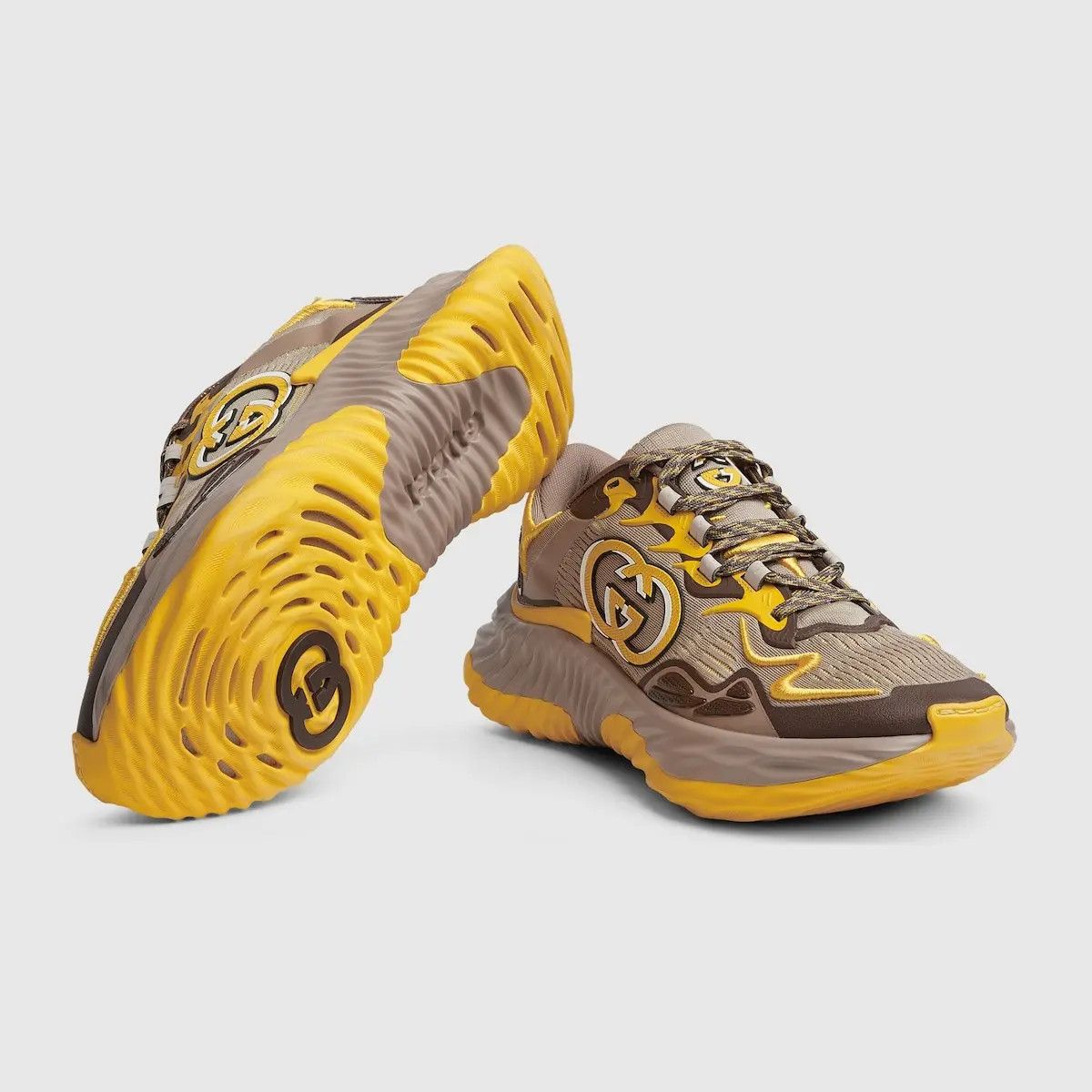 Gucci o1mt1gz0925 Men's Gucci Ripple Sneakers in Multicolor Size US 11 / EU 44 - 5 Thumbnail