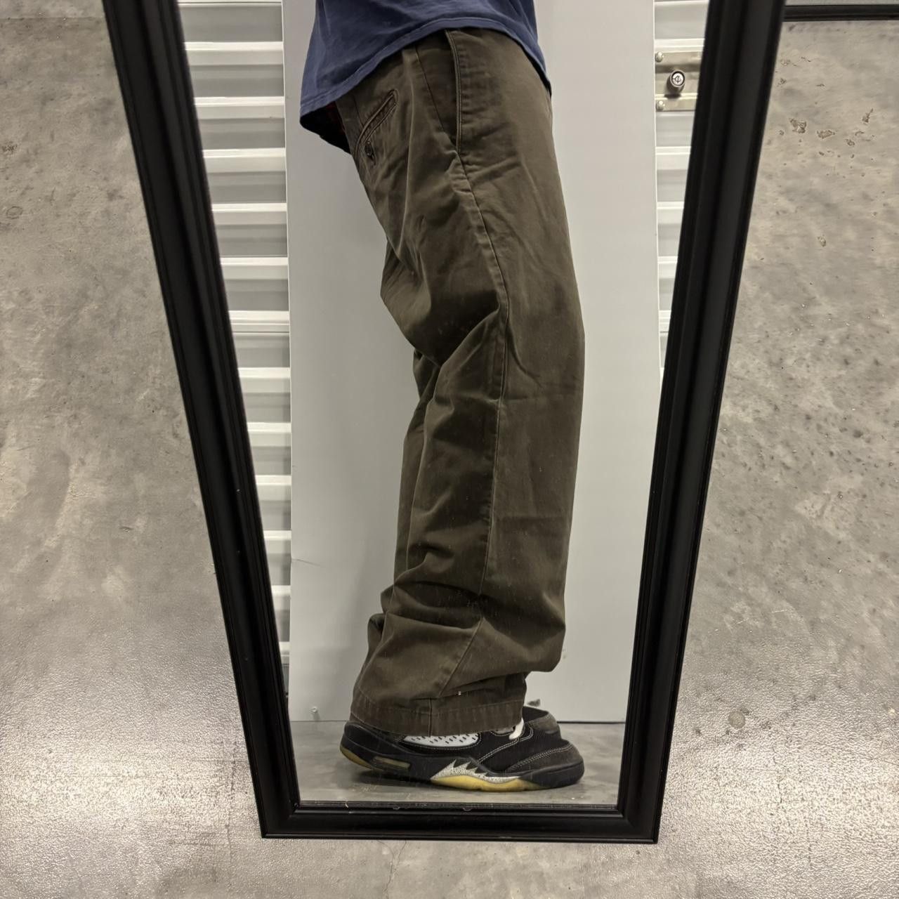 Japanese Brand × Vintage Crazy Vintage Y2K/2000s Baggy Brown Workwear Casual Pants! Size US 36 / EU 52 - 2 Thumbnail