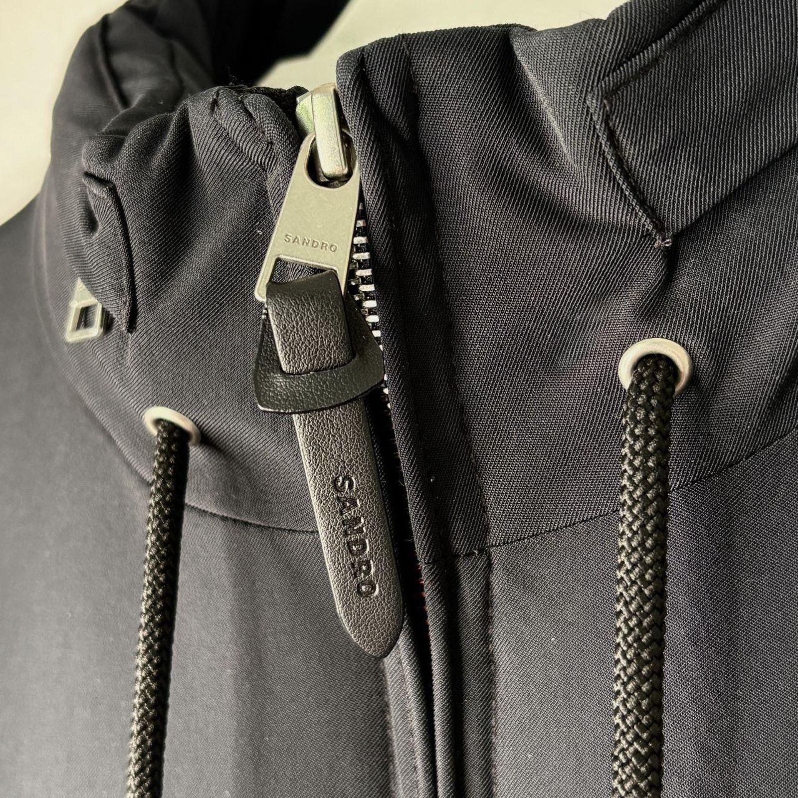 Sandro Hooded Technical Fabric Jacket M Size US M / EU 48-50 / 2 - 3 Thumbnail