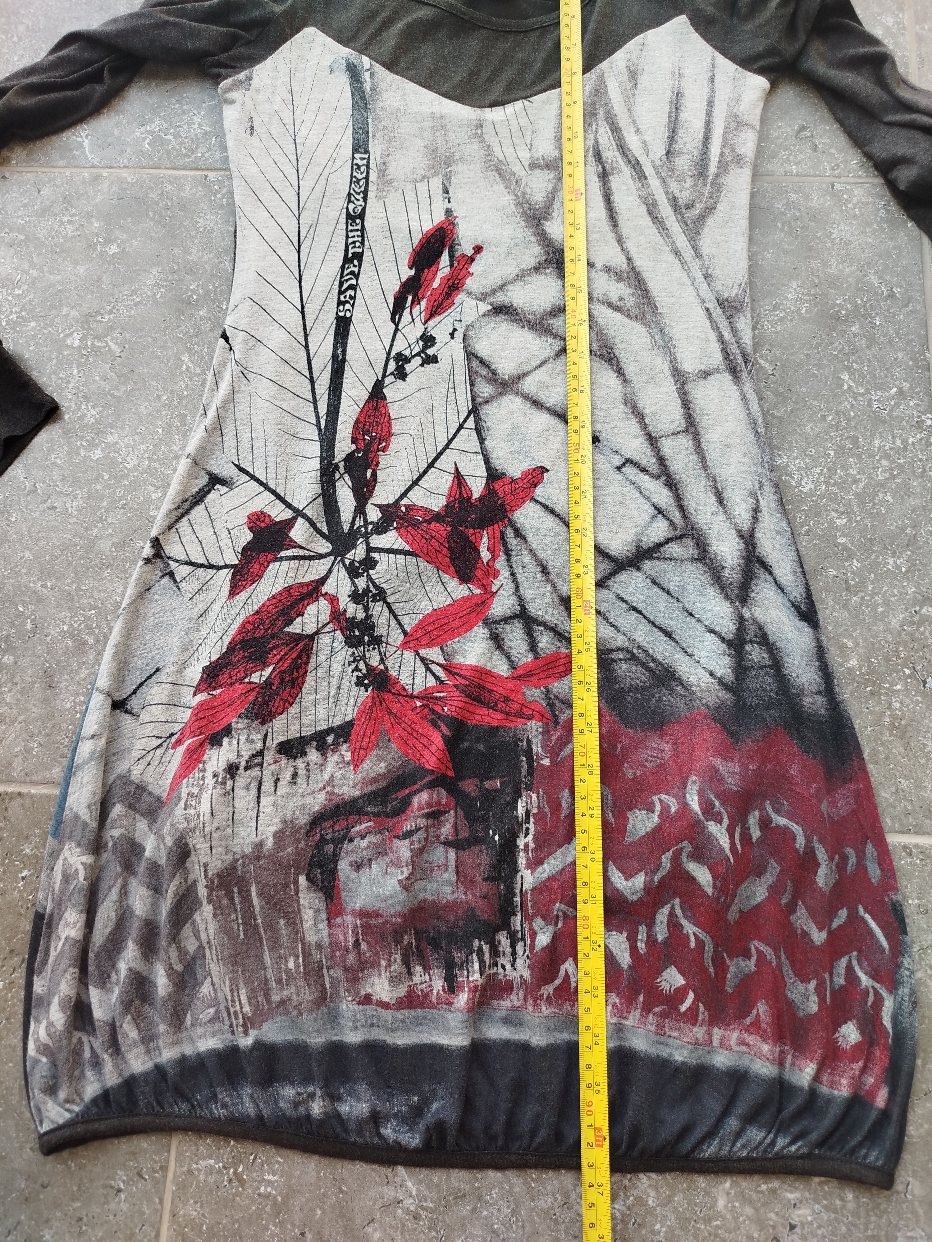Jean Paul Gaultier Save The Queen Dress Long Sleeve Graphic Lined Size M Size M / US 6-8 / IT 42-44 - 15 Thumbnail