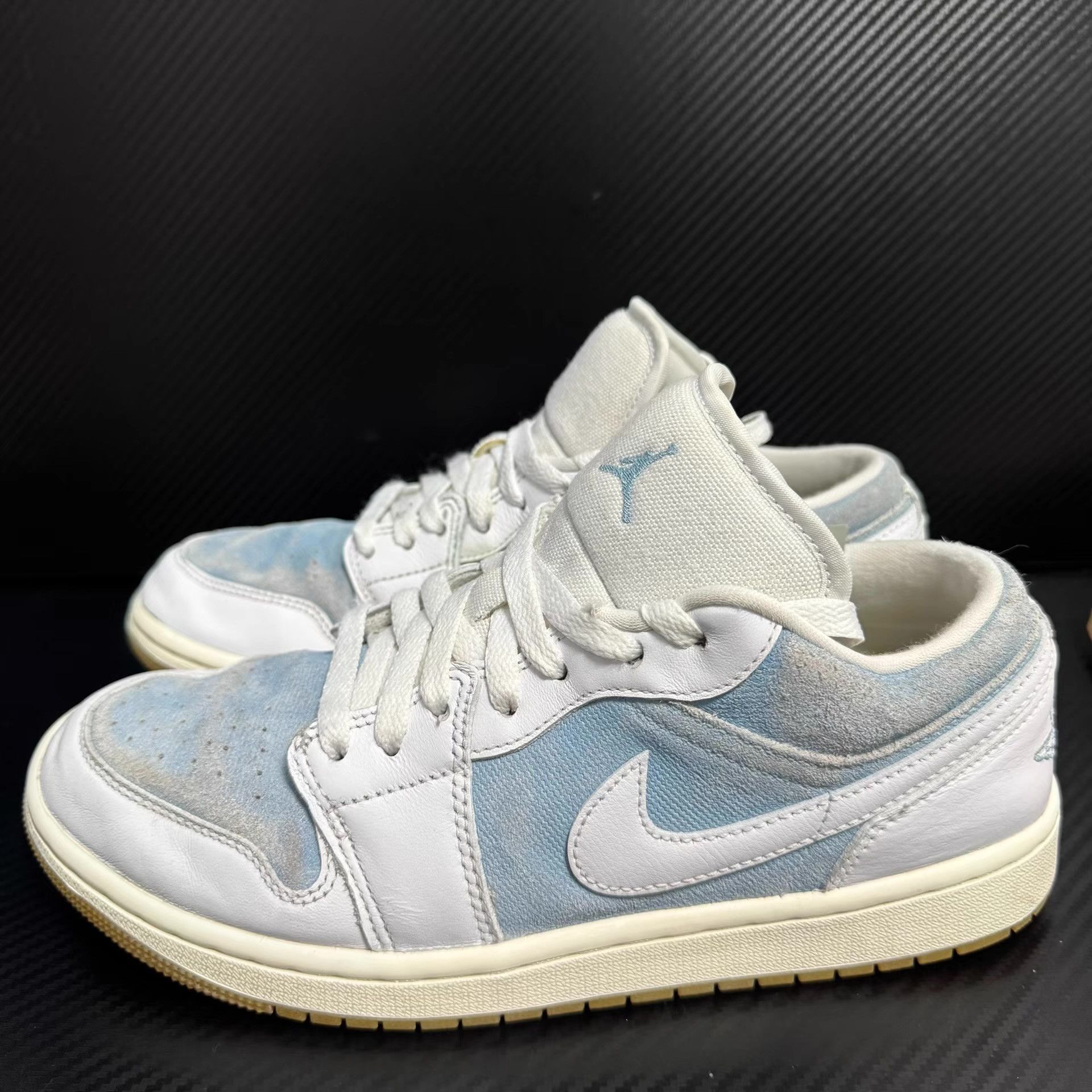 Nike Nike Air Jordan 1 Low Denim Blue & White Colorway Q10 Size US 7.5 / EU 40-41 - 1 Thumbnail
