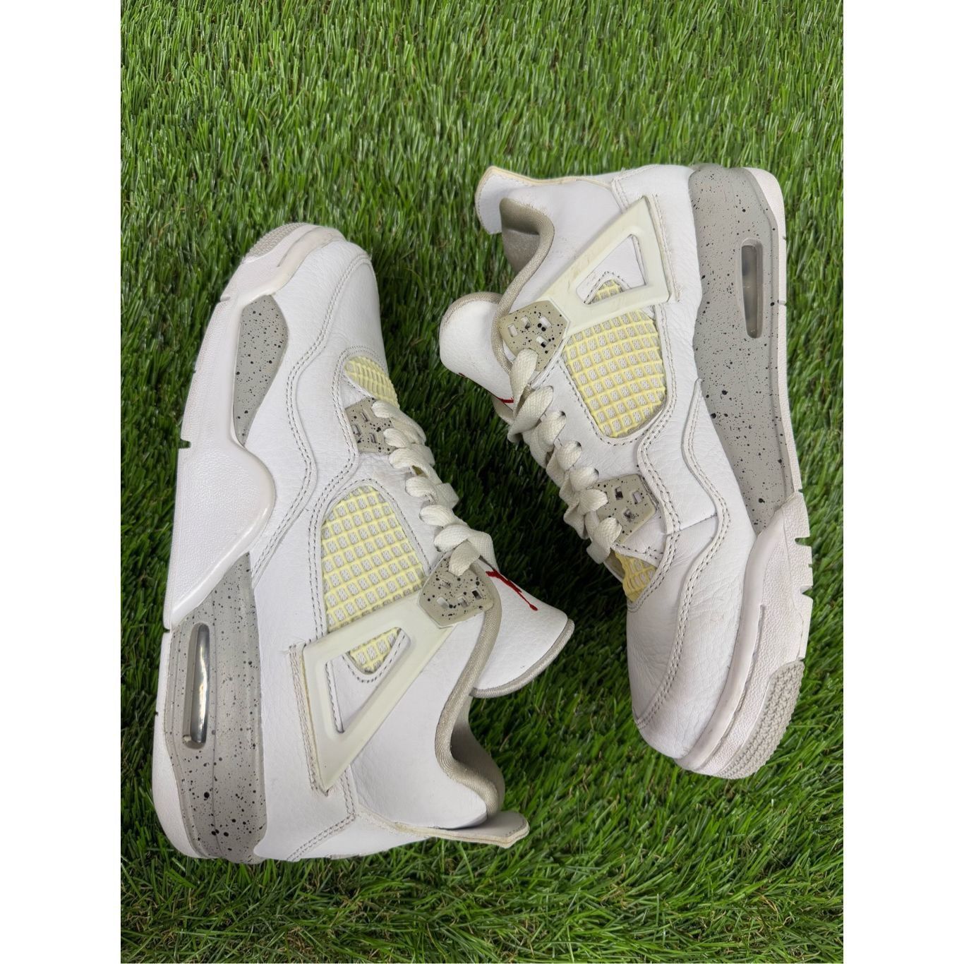 Jordan Brand Size 6Y Jordan 4 Retro White Oreo - Pre-Owned DJ4699 100 GS Size US 6 / EU 39 - 6 Thumbnail