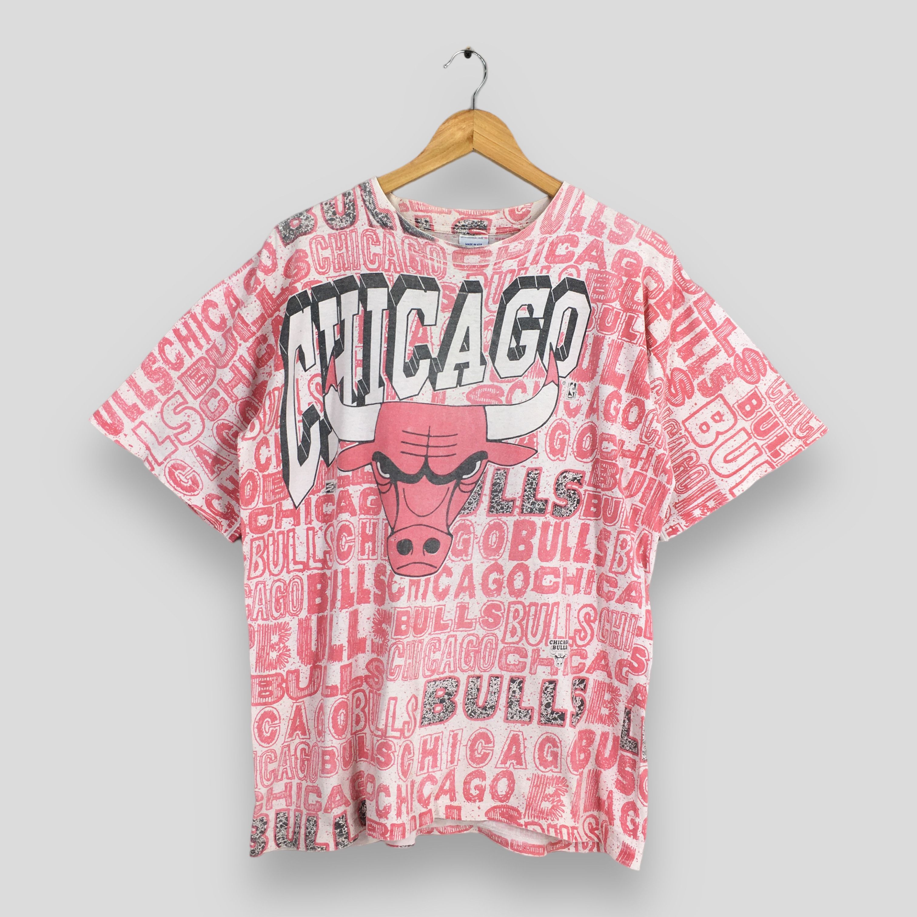 NBA 90s Chicago Bulls Nba World Champions Red T shirt Large Size US L / EU 52-54 / 3 - 1 Thumbnail