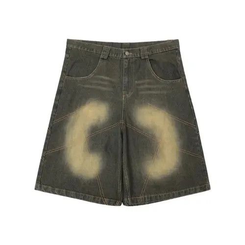 Japanese Brand × Vintage Distressed Double Stitching Jorts Vintage Style Baggy Cholo Size US 29 - 2 Thumbnail