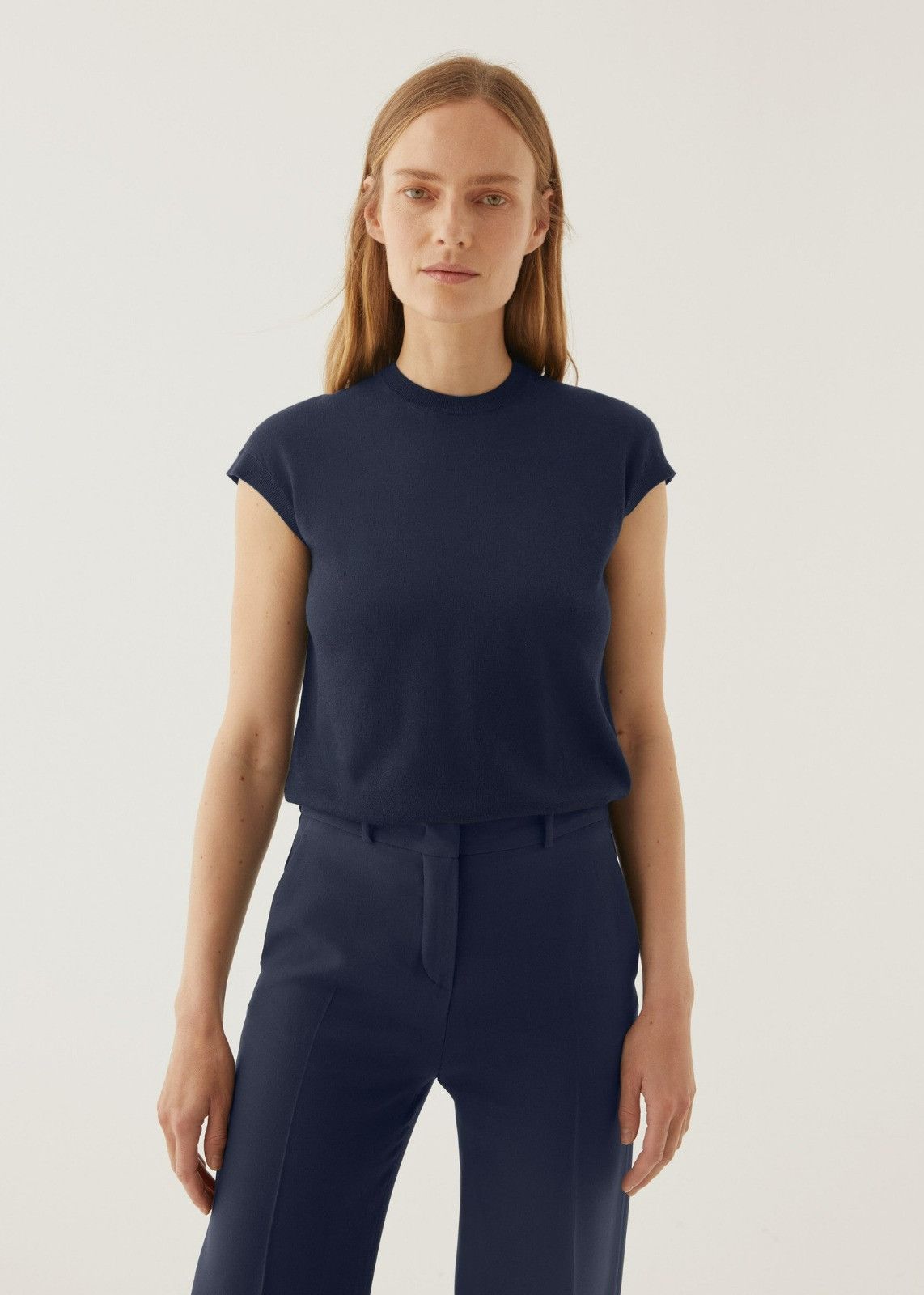 Loro Piana o1srvl11e0424 Sweater in Navy Blue Size S / US 4 / IT 40 - 2 Thumbnail