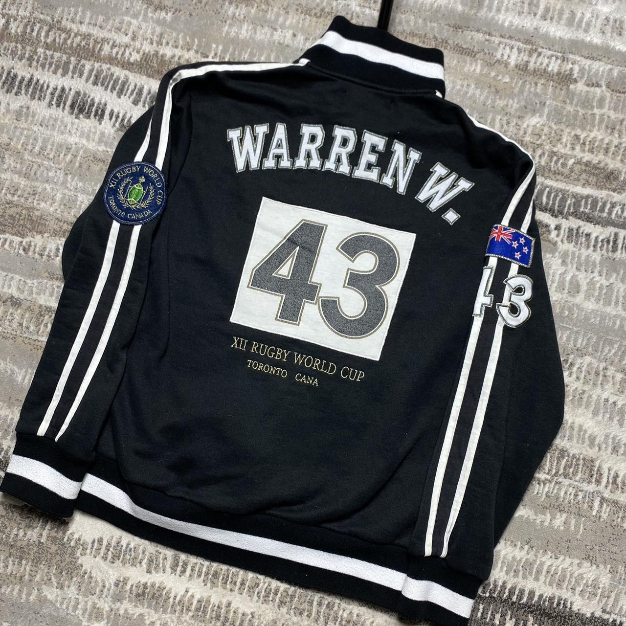 Japanese Brand Vintage Warren Webber New Zealand Rugby World Cup Sweatshirt Size US M / EU 48-50 / 2 - 3 Thumbnail