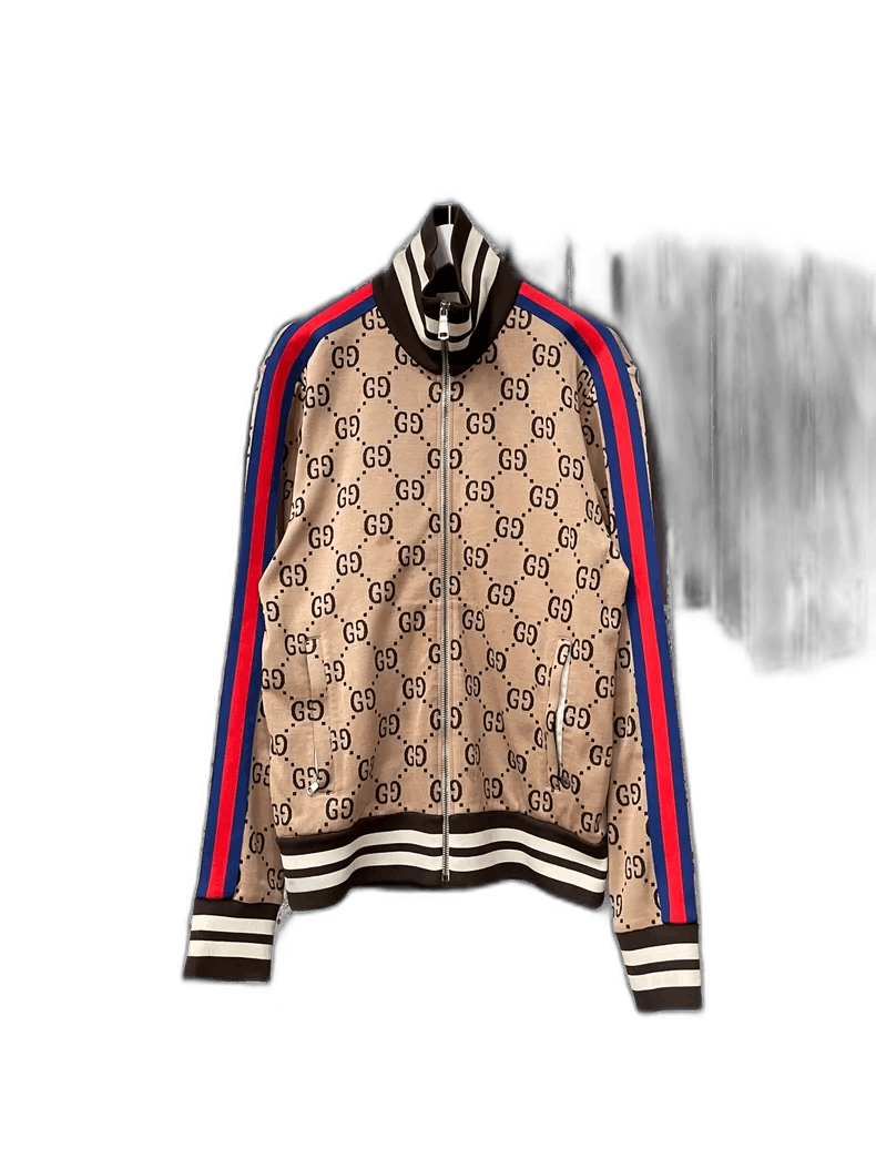 Gucci Gucci Logo Track Jacket with Stripes Size S / US 4 / IT 40 - 1 Thumbnail