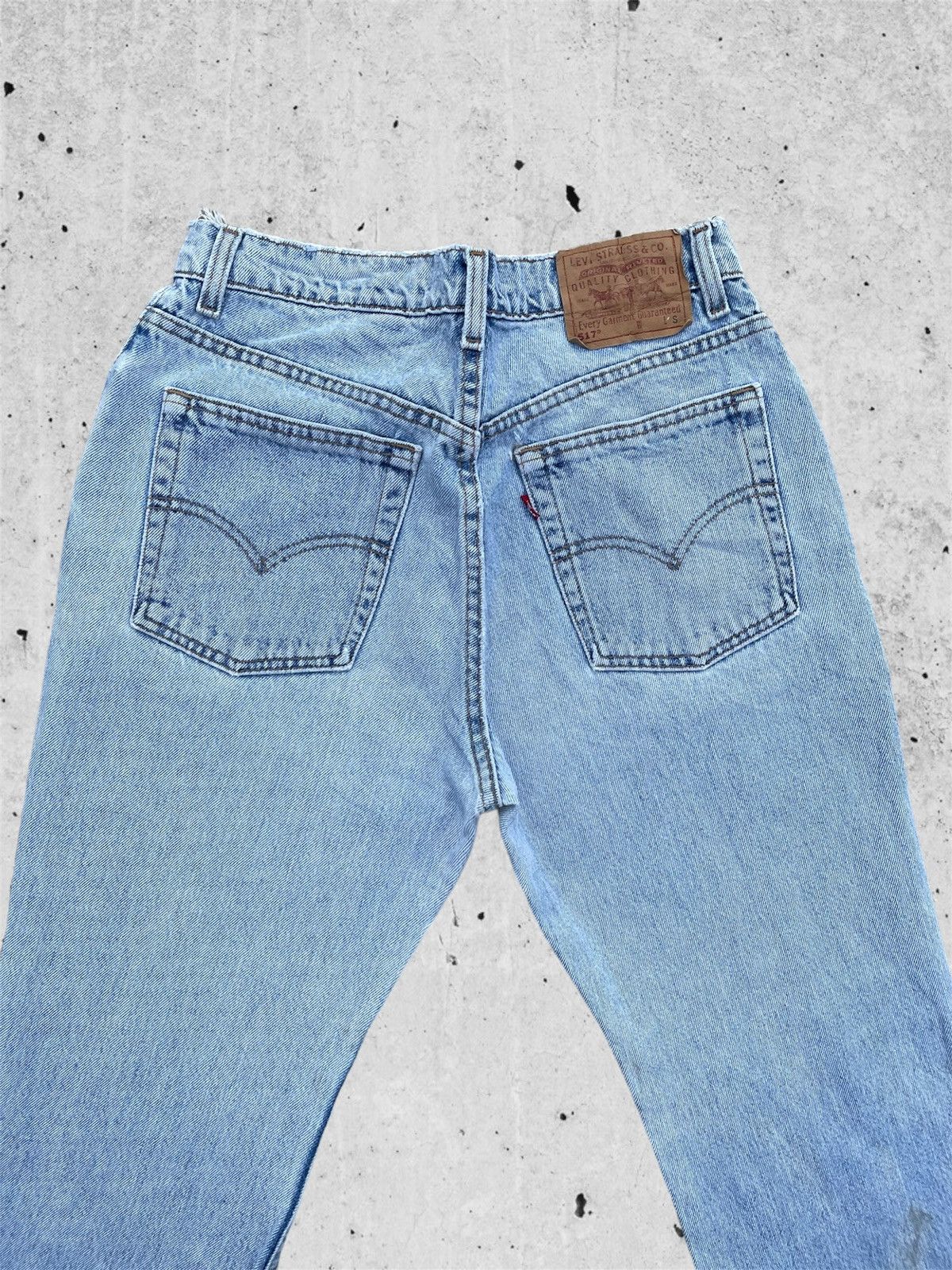 Jean × Levi's 🔥 Levi's 517 Boot Cut Distressed Denim W29🔥 Size US 29 - 11 Thumbnail