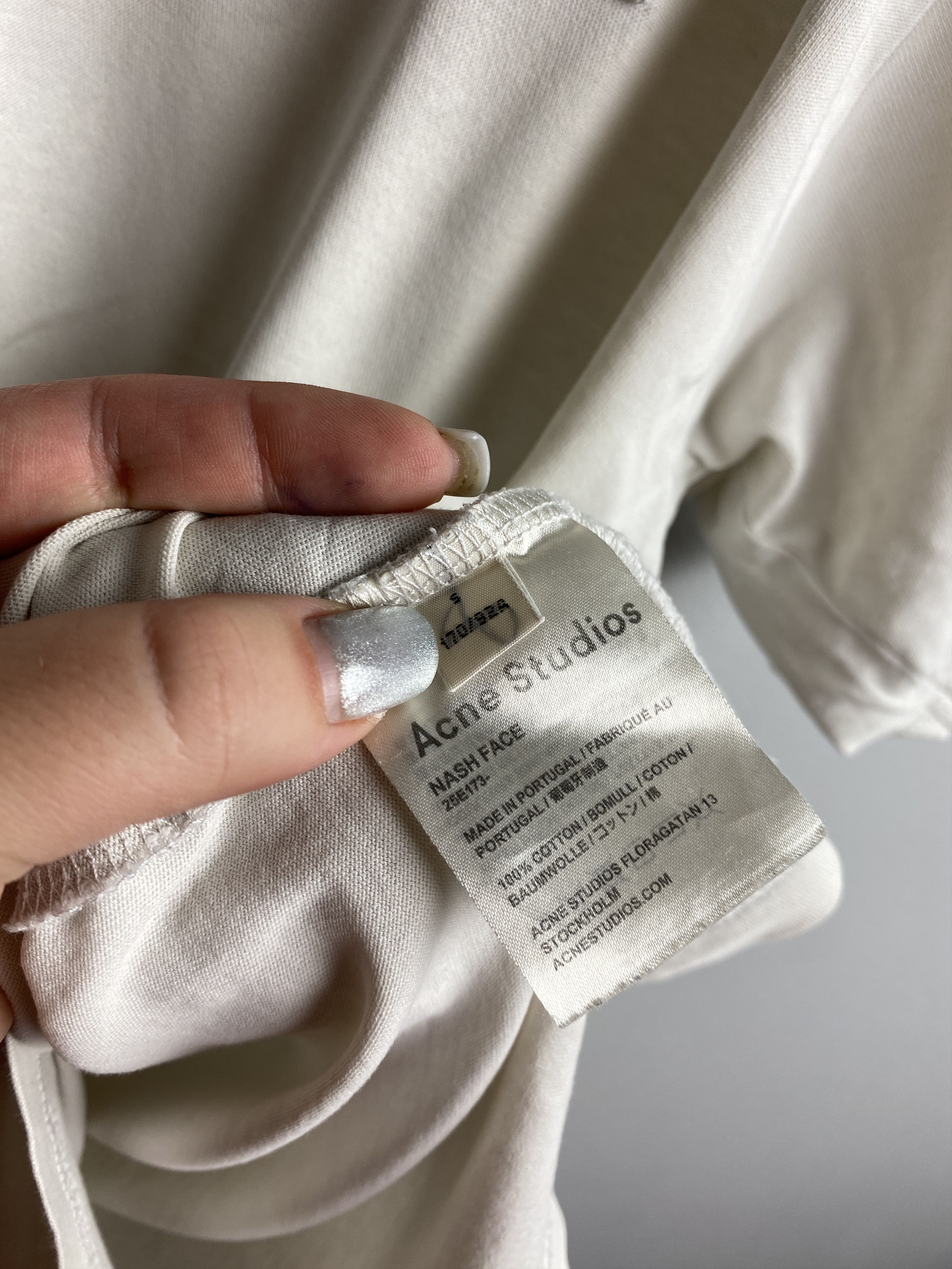 Acne Studios Acne Studios Nash Face t-shirt tee small logo Size US S / EU 44-46 / 1 - 4 Thumbnail