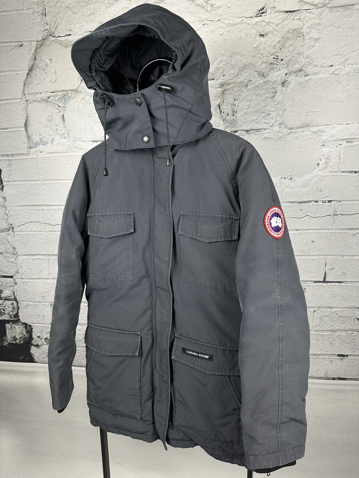 image of Canada Goose Constable Parka Jacket S in Grey, Men's (Size Small)