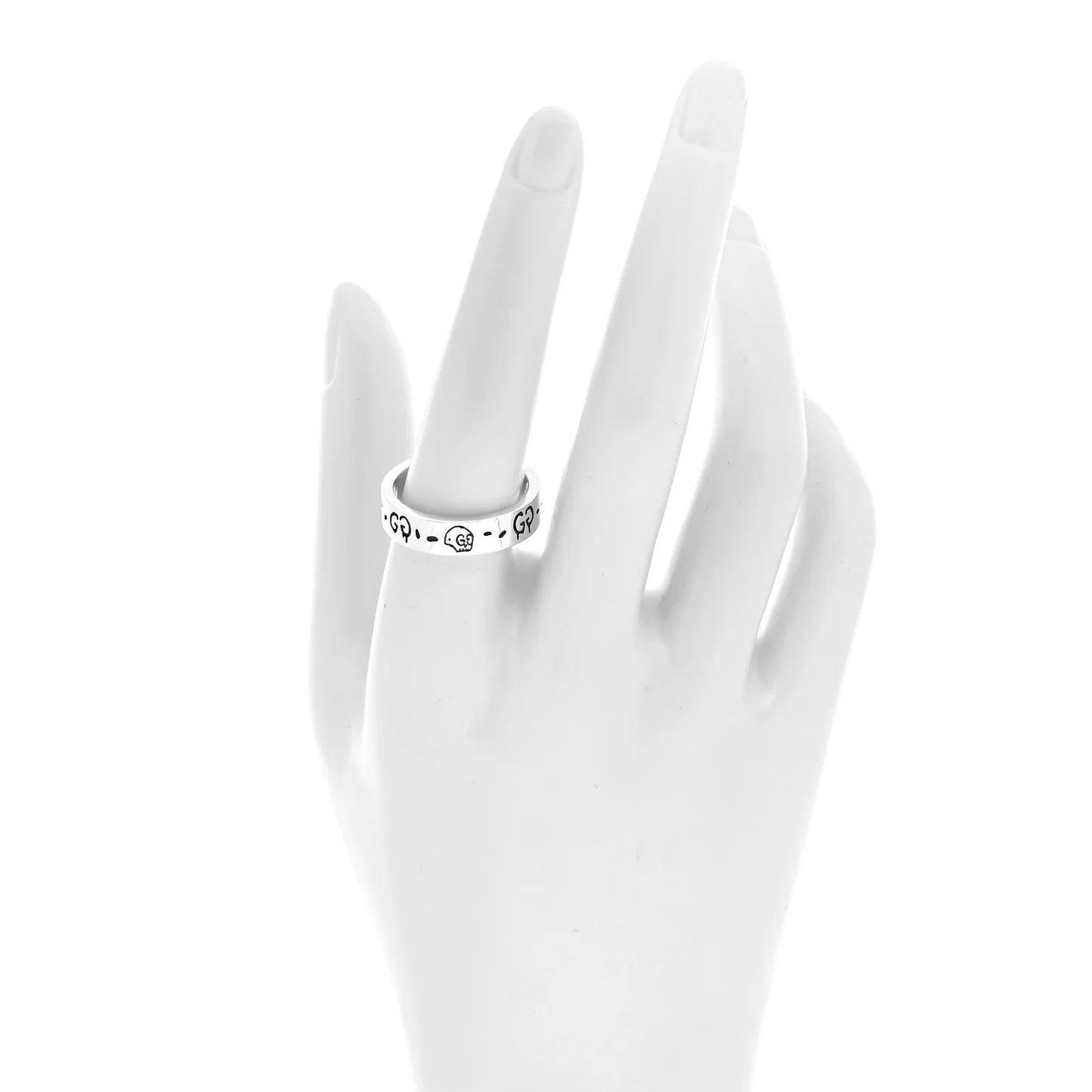 Gucci oc11z0126 Size: 07 / Ghost Ring In Silver Size ONE SIZE - 2 Thumbnail