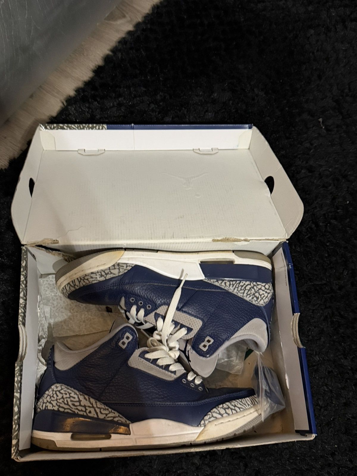 Jordan Brand Jordan 3 Georgetown Size US 10 / EU 43 - 7 Thumbnail