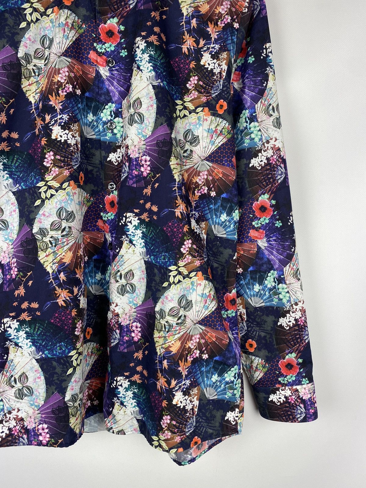 Eton Eton men’s floral pattern long sleeve button up shirt Size US S / EU 44-46 / 1 - 6 Thumbnail