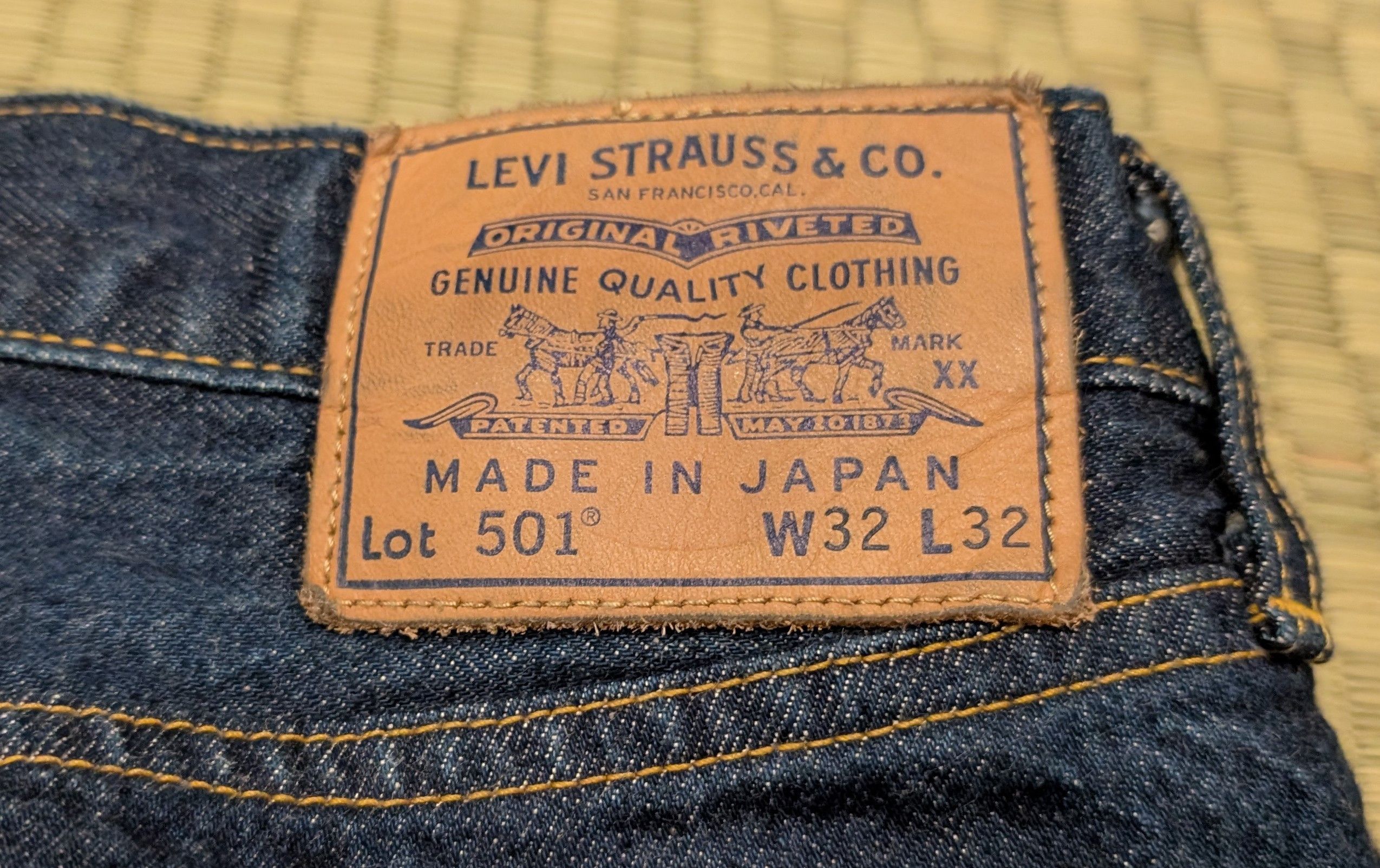 Levi's Levi's 501 Selvedge Denim Jeans 32 x 27 Made in Japan Size US 32 / EU 48 - 4 Thumbnail