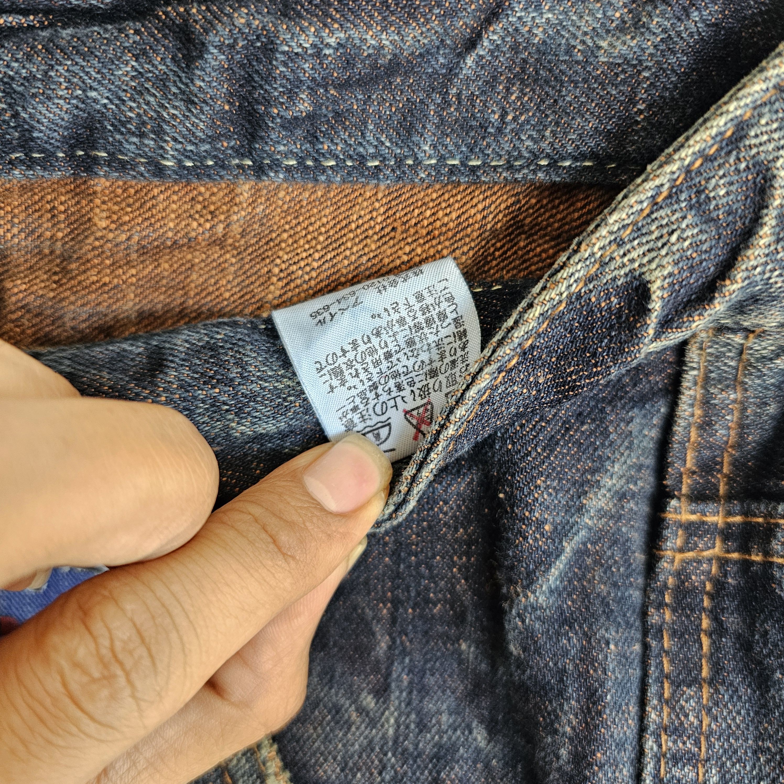 If Six Was Nine Vintage Amazing Embroidered Distressed Low Rise Jeans Size US 30 / EU 46 - 8 Thumbnail