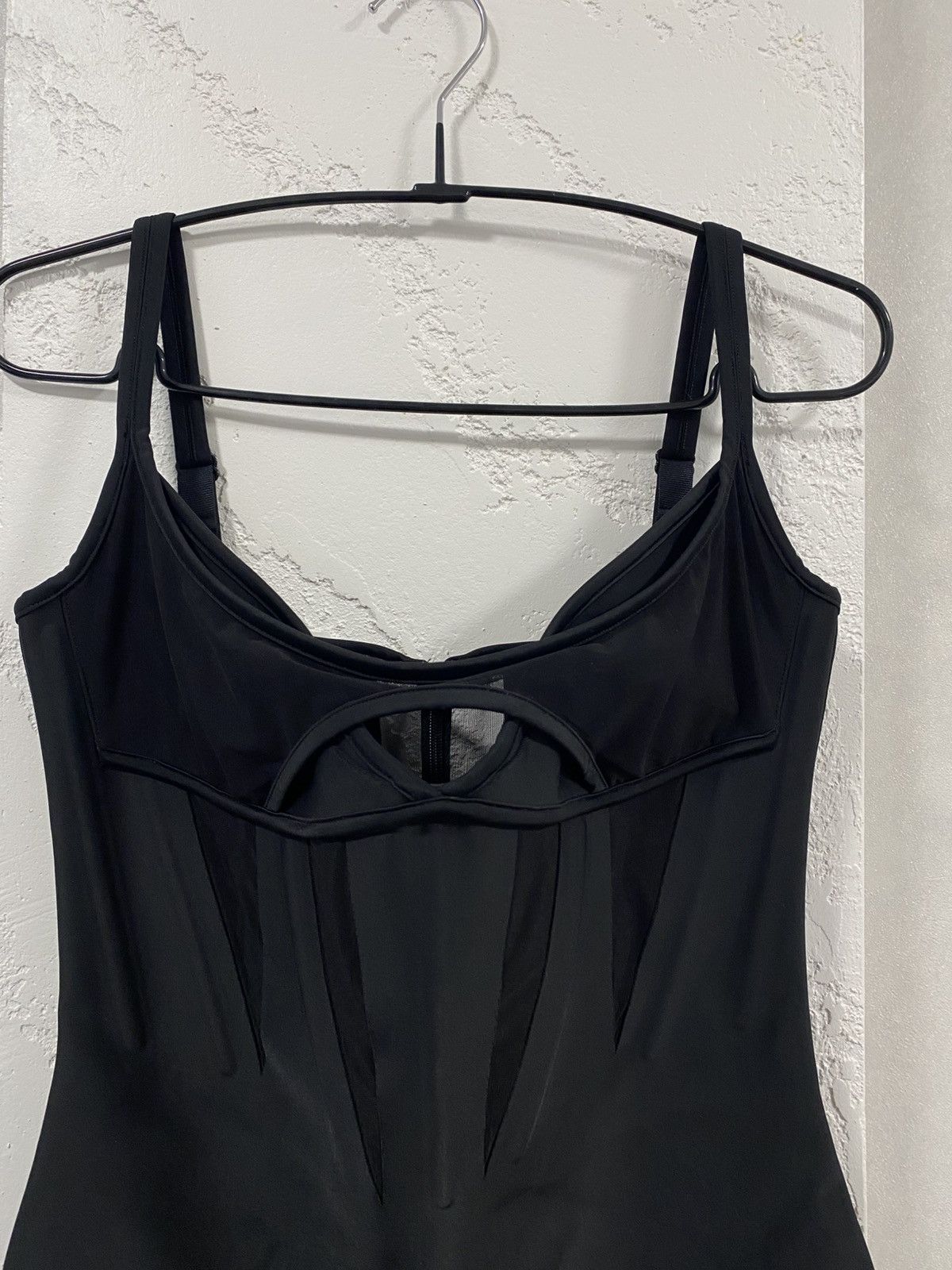 H&M 🖤 Mugler x H&M Black Corset Mini Dress Size S / US 4 / IT 40 - 4 Thumbnail