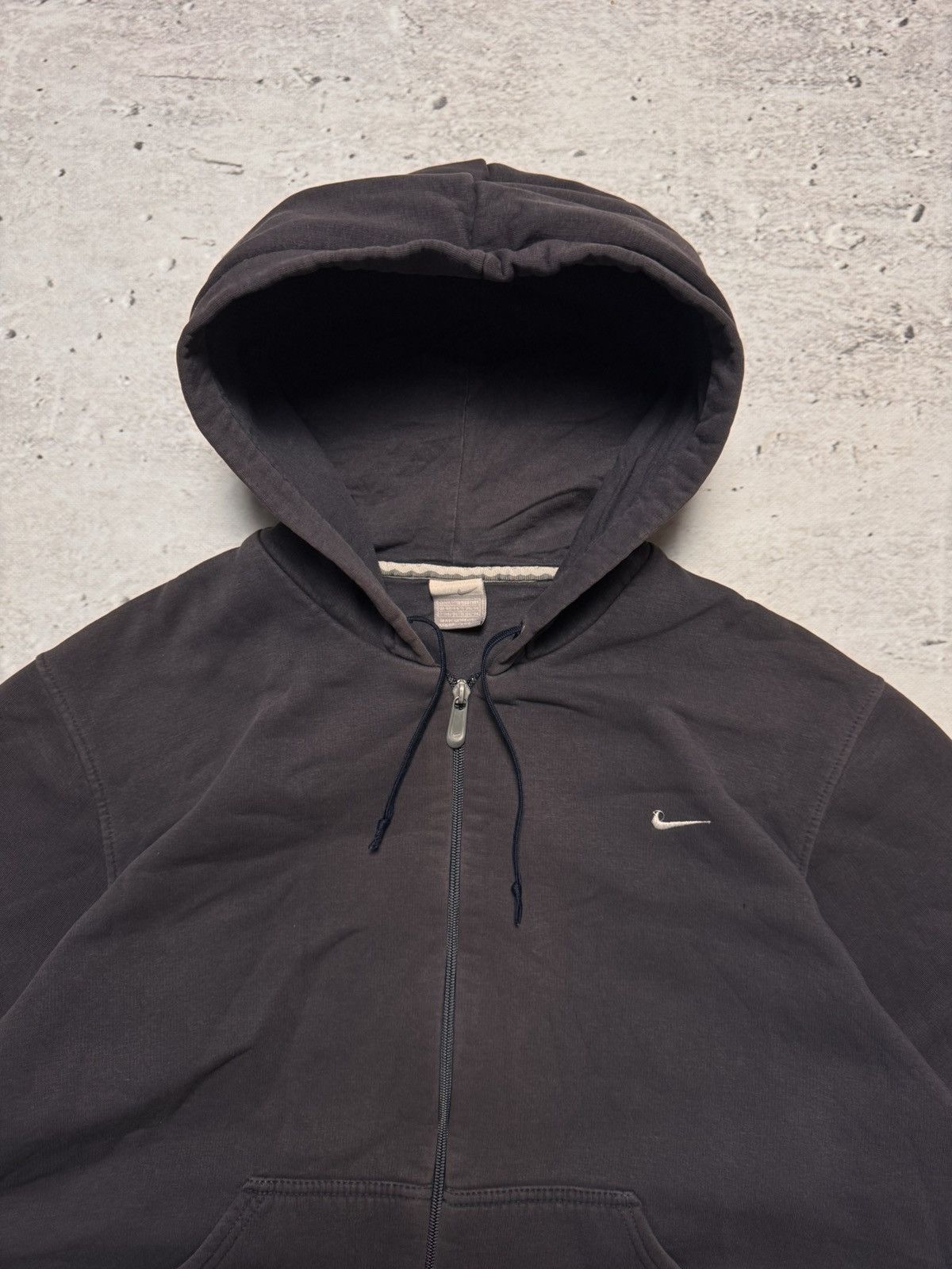 Nike × Vintage NIKE VINTAGE CENTER LOGO OVERSIZE BOXY ZIP HOODIE Size US L / EU 52-54 / 3 - 4 Thumbnail