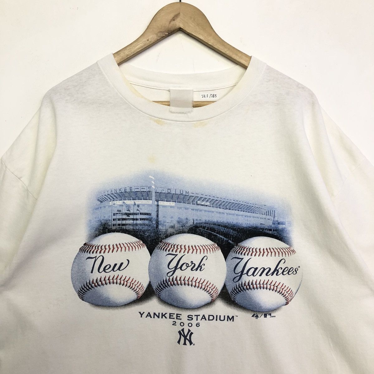 MLB Vintage Y2K 06 New York Yankees MLB Tshirt Size US L / EU 52-54 / 3 - 2 Thumbnail