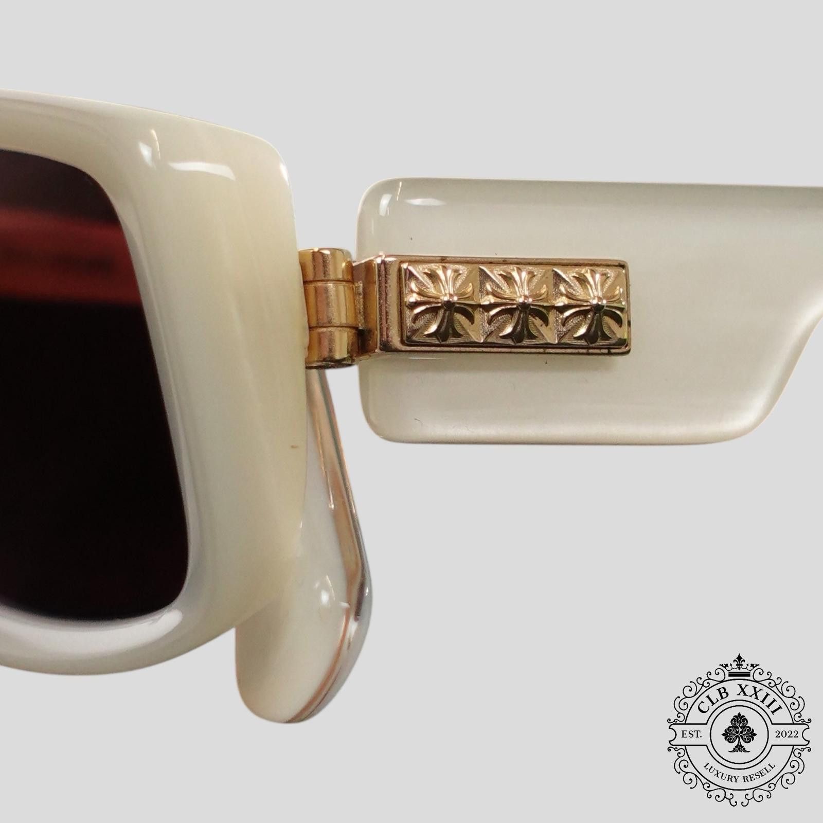 Chrome Hearts Chrome Hearts Kink Sunglasses in Pearl Size ONE SIZE - 3 Thumbnail