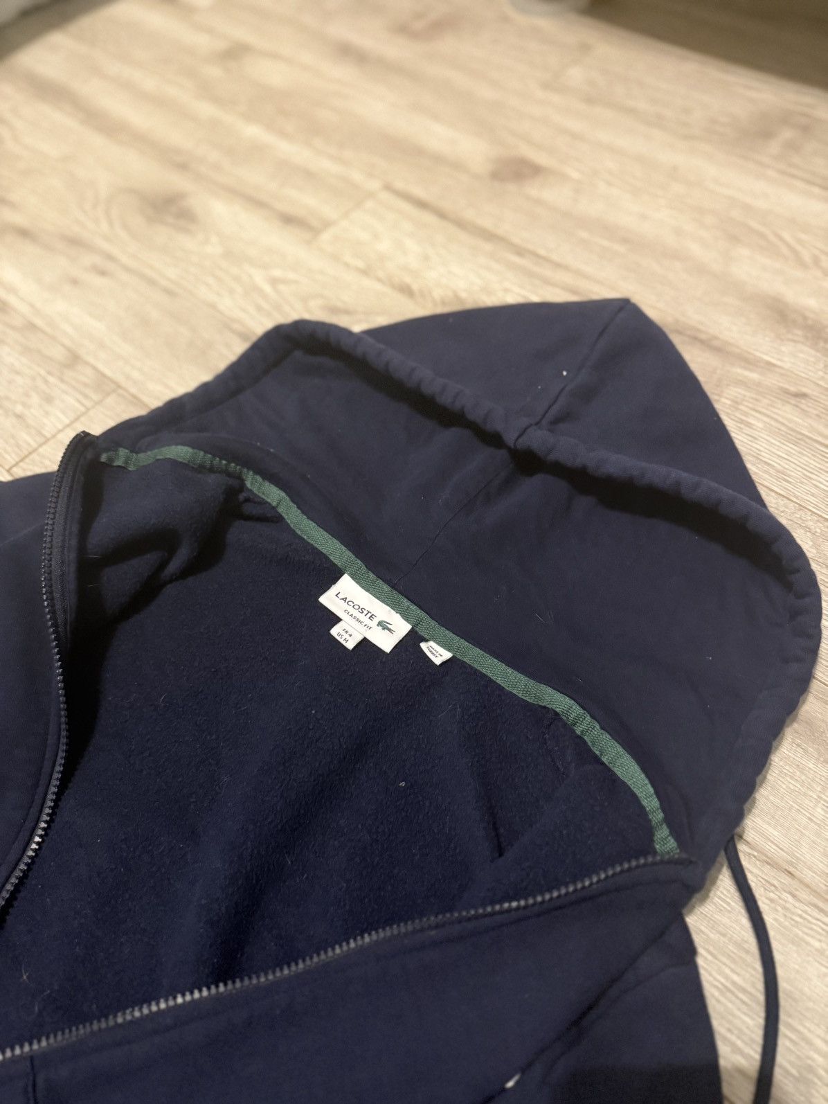 Lacoste navy blue lacoste zip up Size US M / EU 48-50 / 2 - 6 Thumbnail