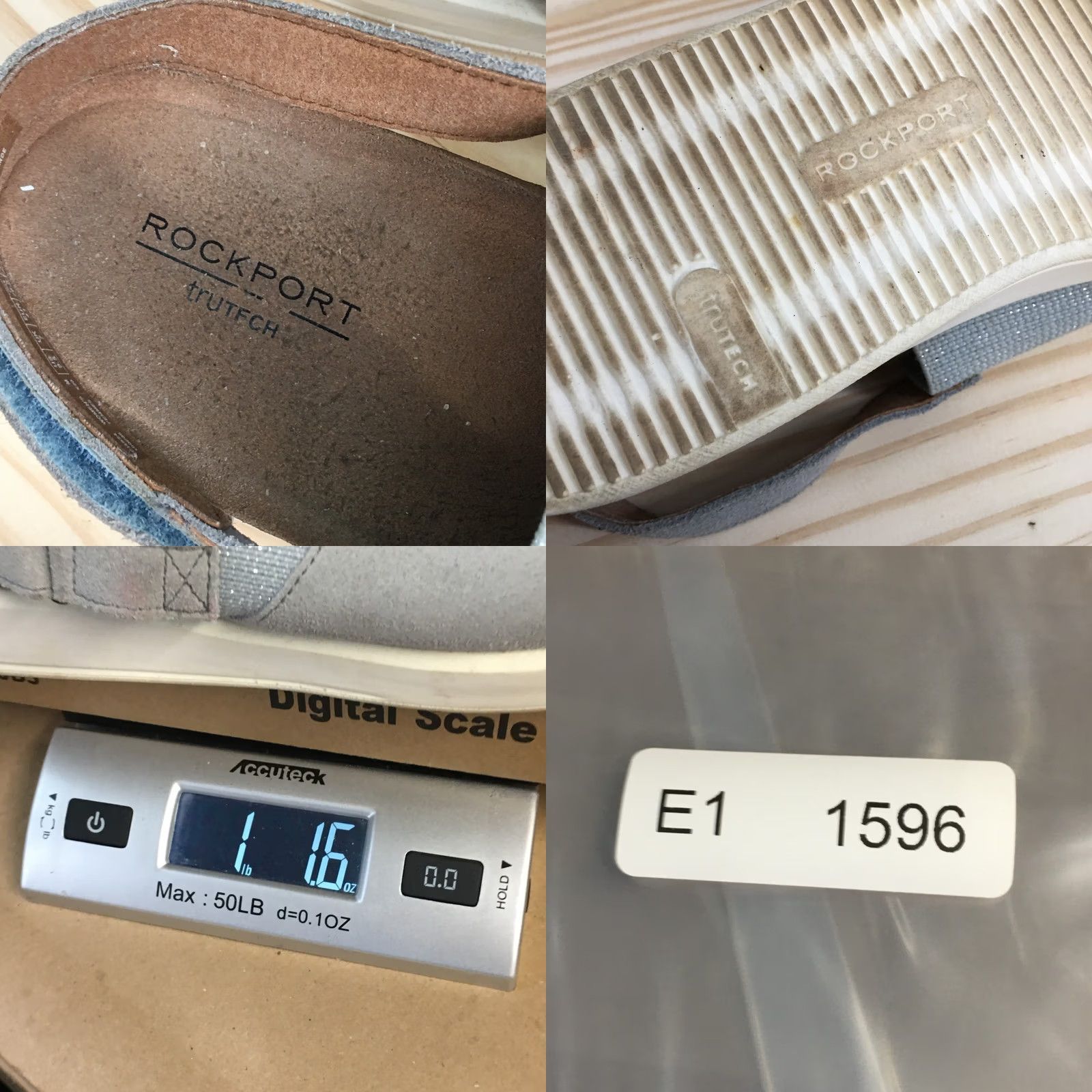 Rockport Rockport Sandals Womens 9.5 M Kyra Slingback Blue Leather Open Toe casual CI4824 Size US 10 / IT 40 - 10 Thumbnail
