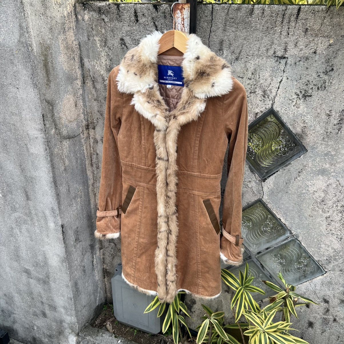 Burberry “BURBERRY” LEOPARD FUR LONG JACKET Size XS / US 0-2 / IT 36-38 - 3 Thumbnail