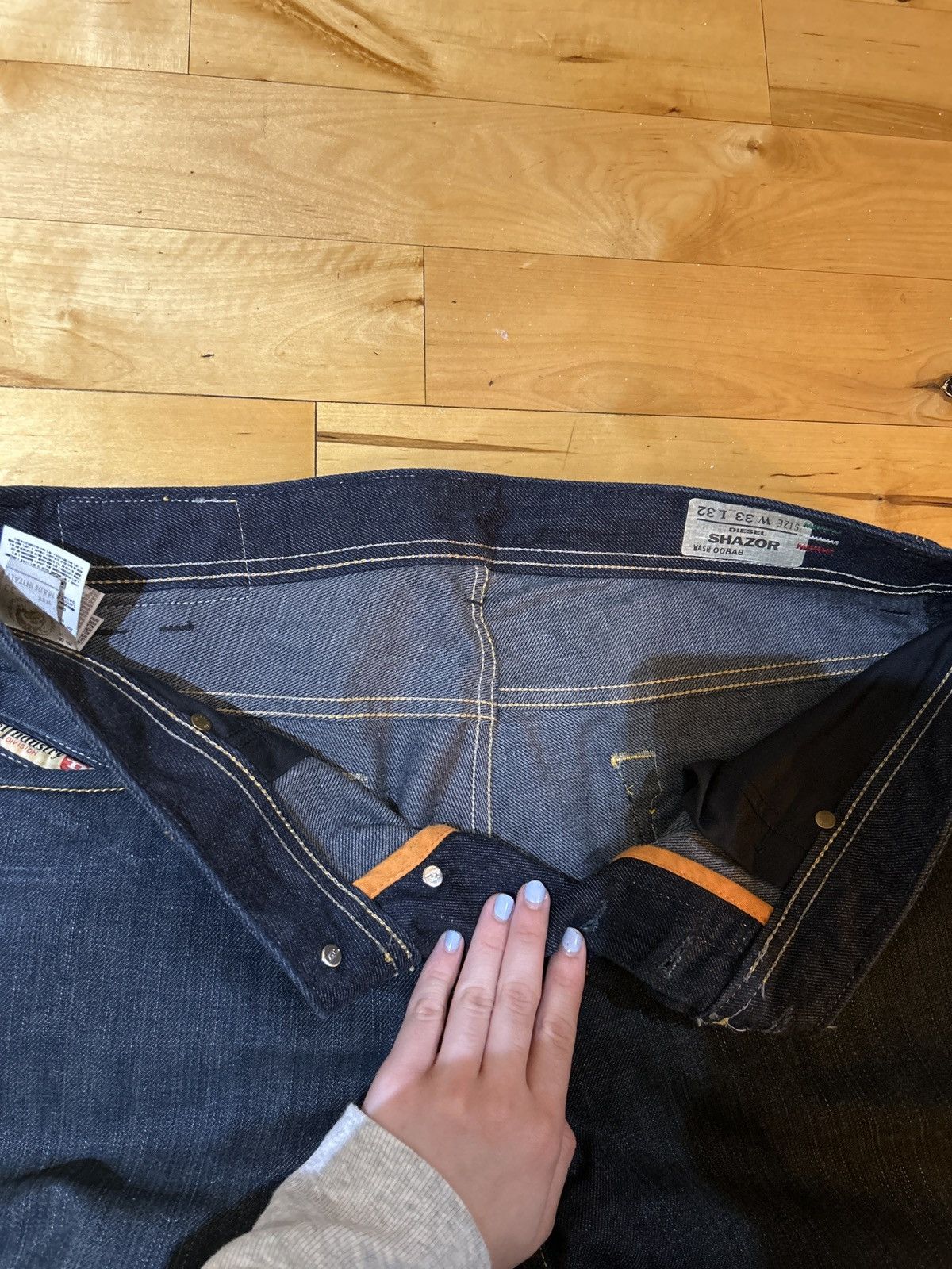 Diesel Diesel Industry Denim Division Size US 33 - 8 Thumbnail
