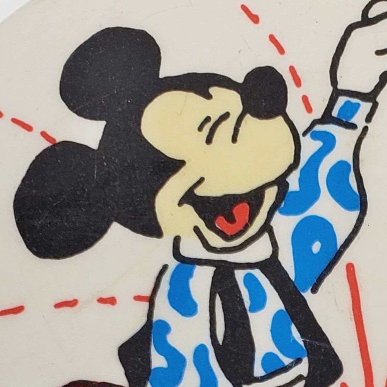 Disney VTG Walt Disney Productions Mickey & Minnie Dancing Button Size ONE SIZE - 2 Thumbnail