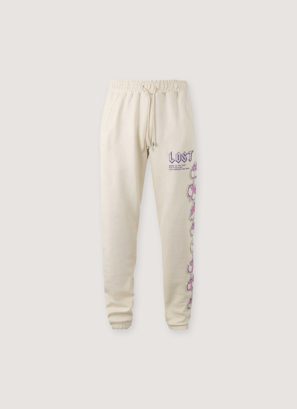 LOST INTRICACY MITT Sweatpants Cream Pink Size US 30 / EU 46 - 1 Preview