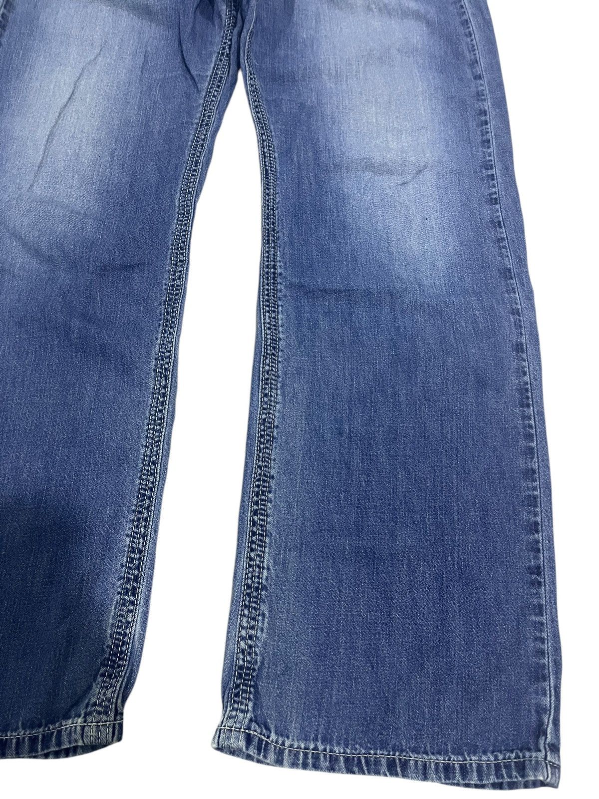 If Six Was Nine × Japanese Brand × Le Grande Bleu (L.G.B.) BAGGY💥 VINTAGE EDWIN WASHED BLUE DENIM Size US 35 - 5 Thumbnail