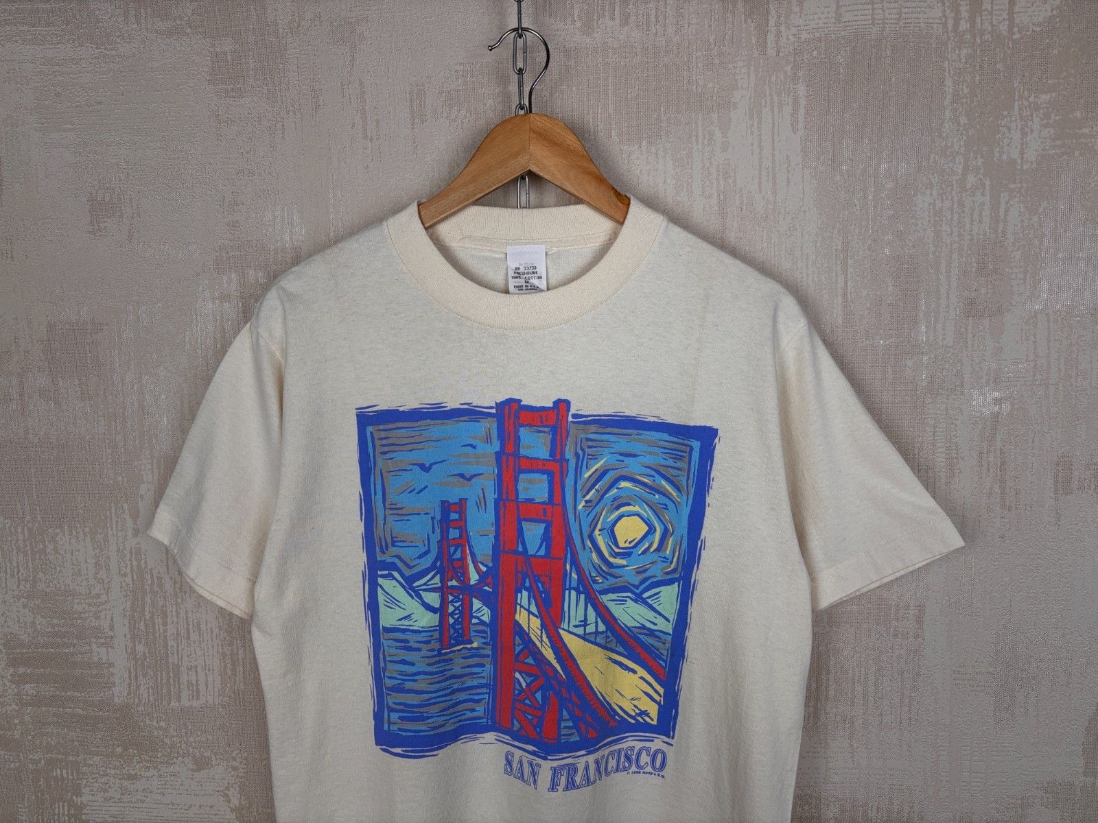 Vintage Vintage San Francisco 1996 Andy's S. W. Single Stitch Tee Size US M / EU 48-50 / 2 - 1 Thumbnail
